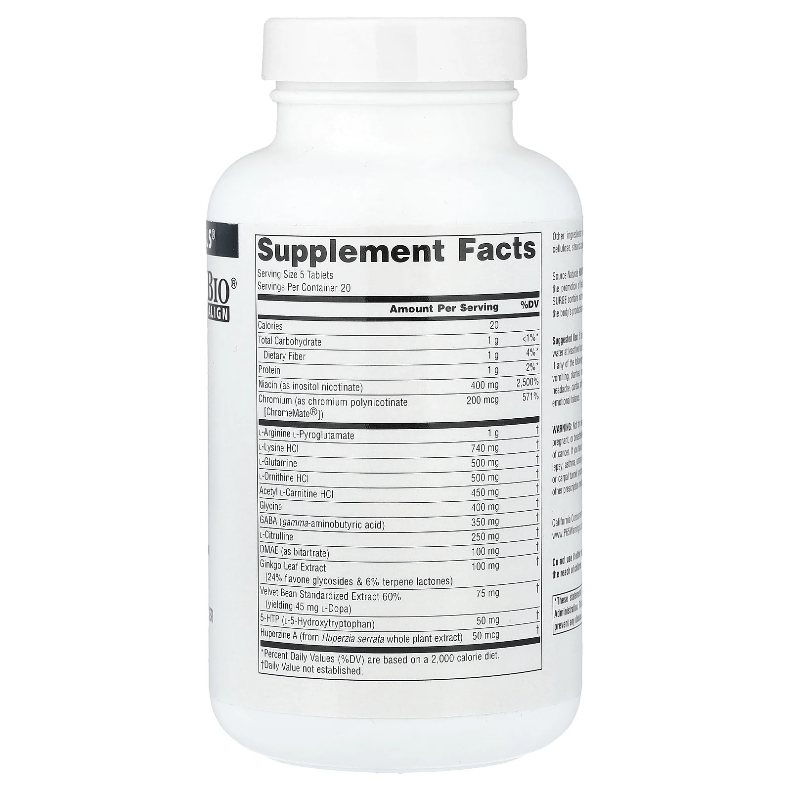 Source Naturals, HGH Surge™, 100 таблеток