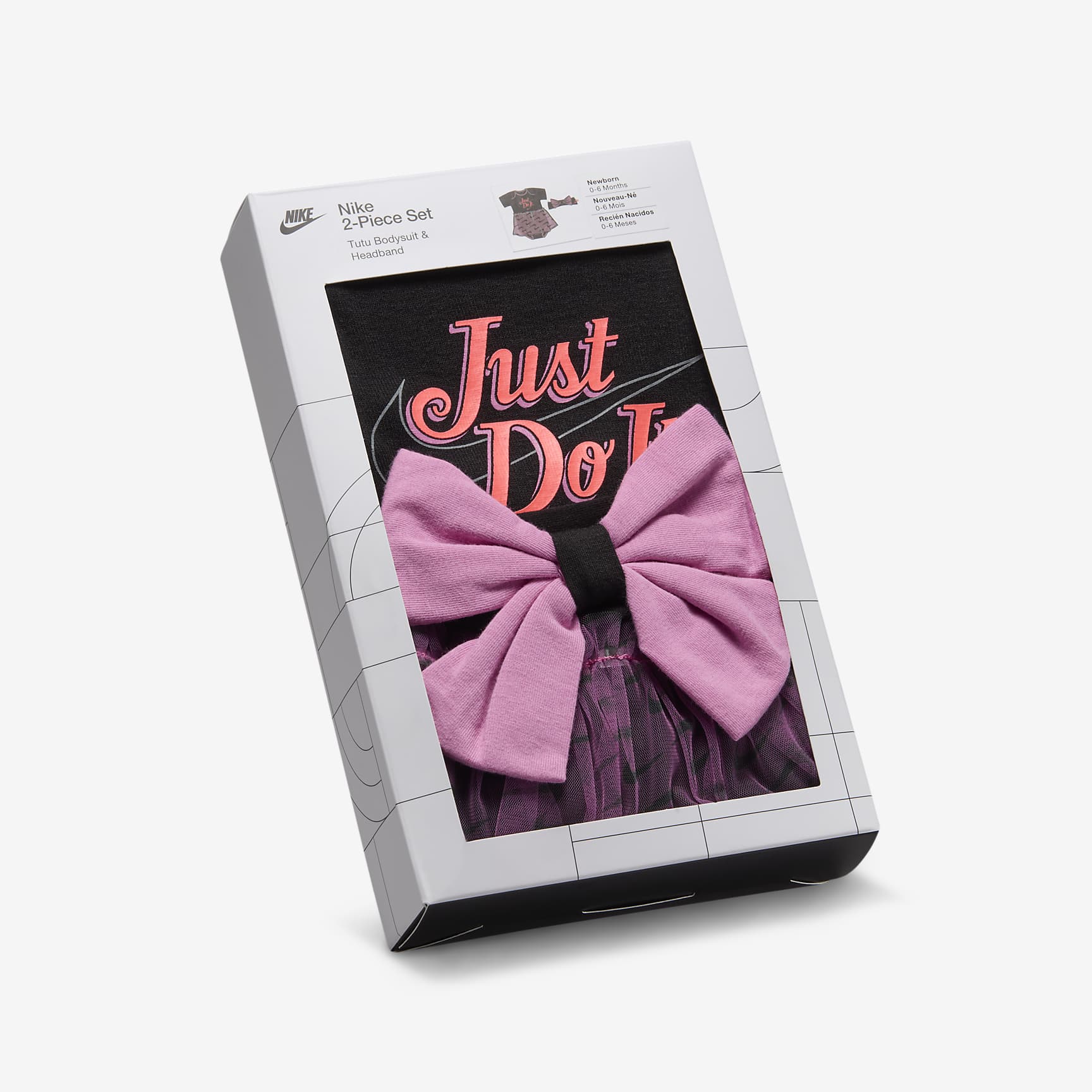 Nike Swooshfetti Baby 2-Piece Tutu Bodysuit Boxed Set
