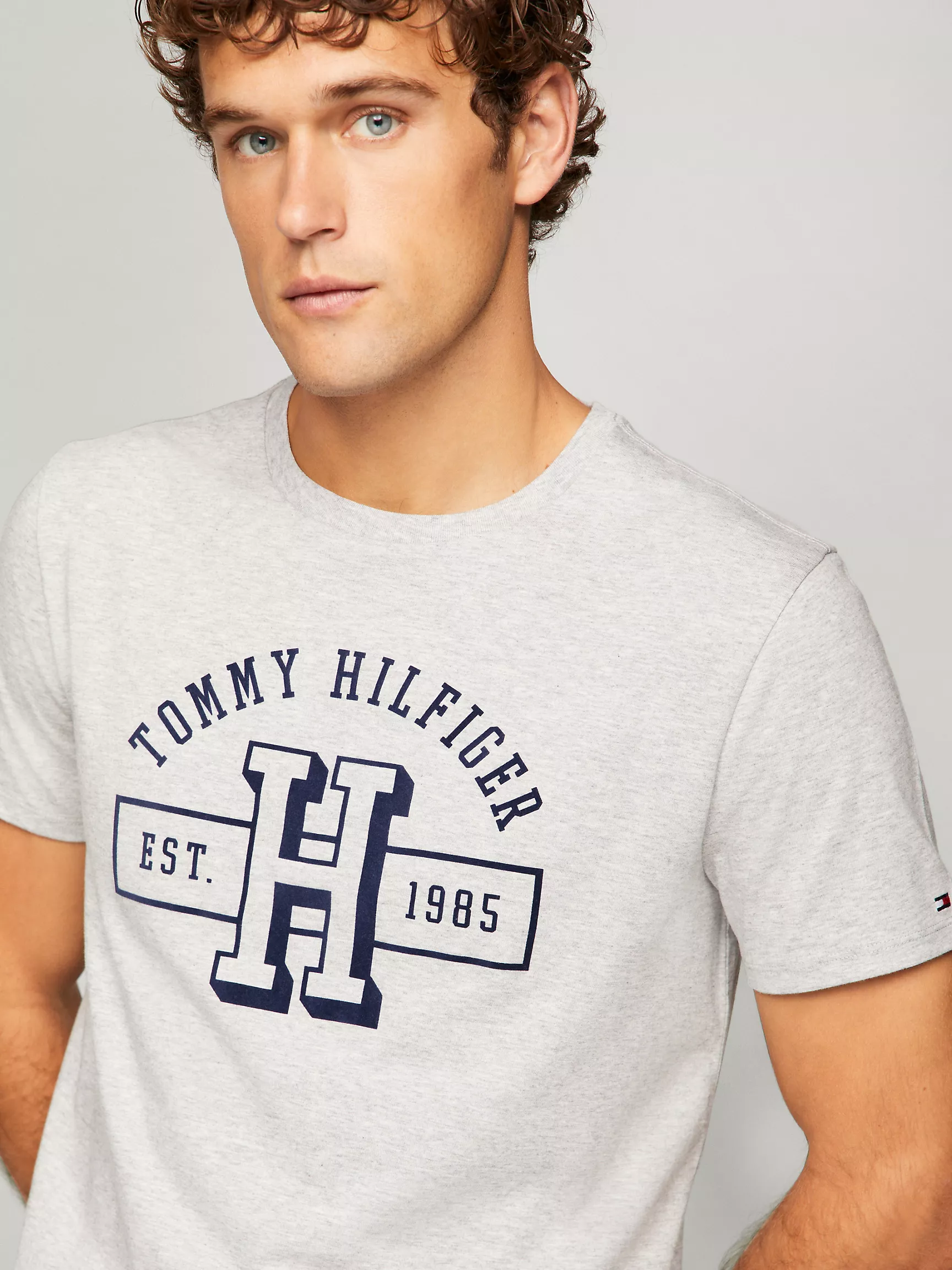 Мужская футболка Tommy Hilfiger, Футболка с логотипом Hilfiger Established