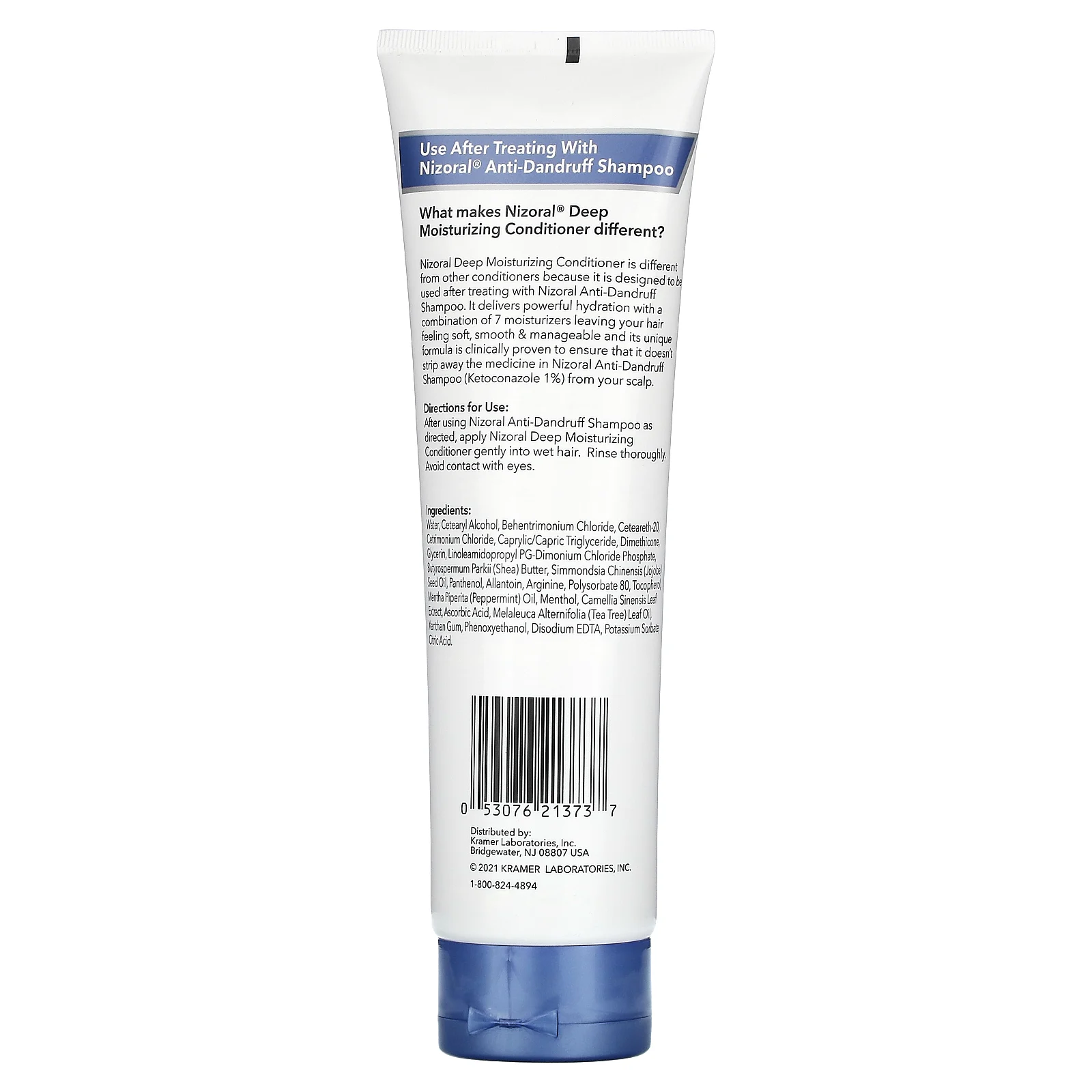 Nizoral, Кондиционер для глубокого увлажнения, с мятой и маслом чайного дерева, 278 мл (9,4 жидк. Унции)