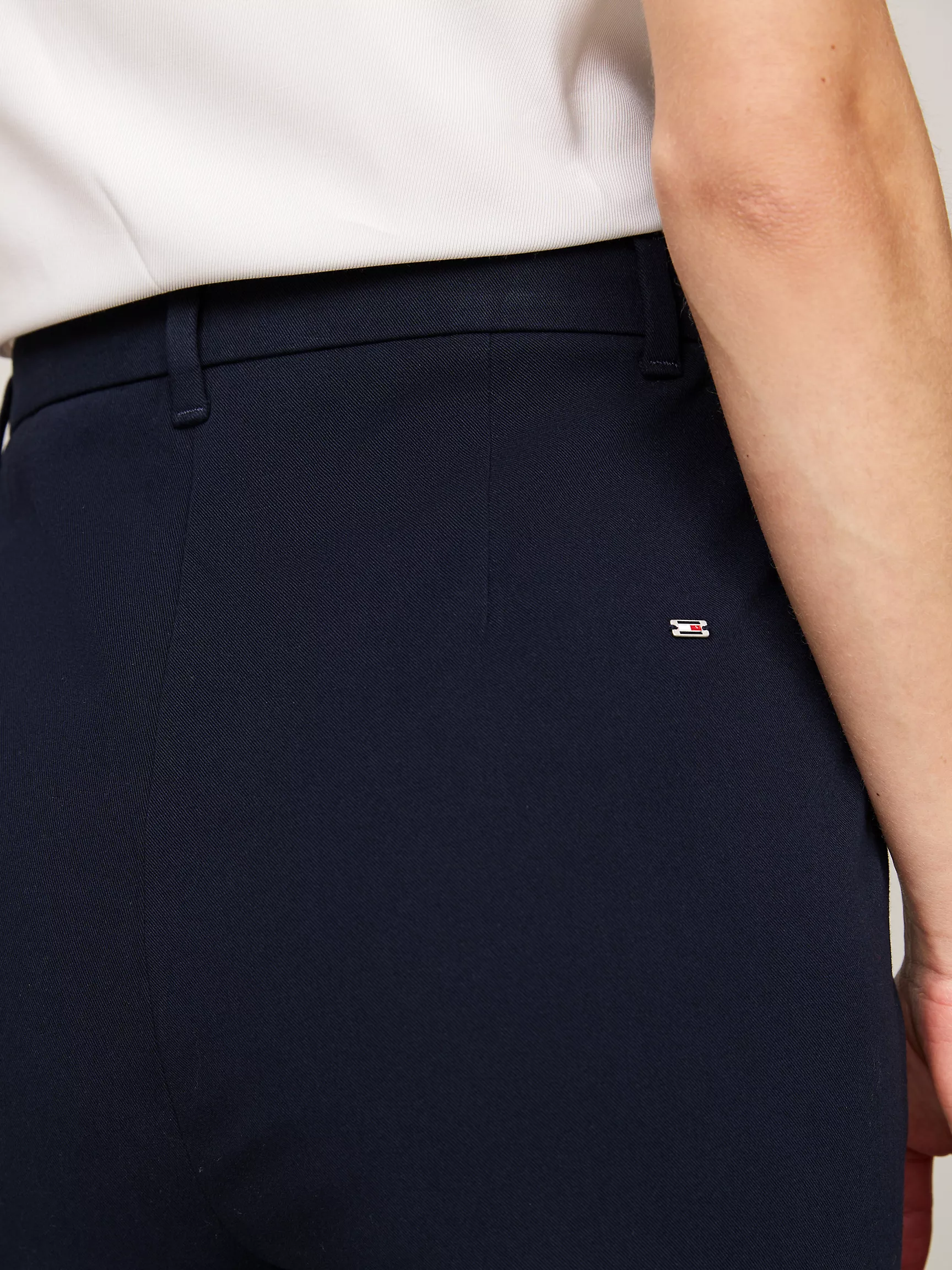 Женские брюки Tommy Hilfiger, Приталенные брюки из эластичной габардиновой ткани