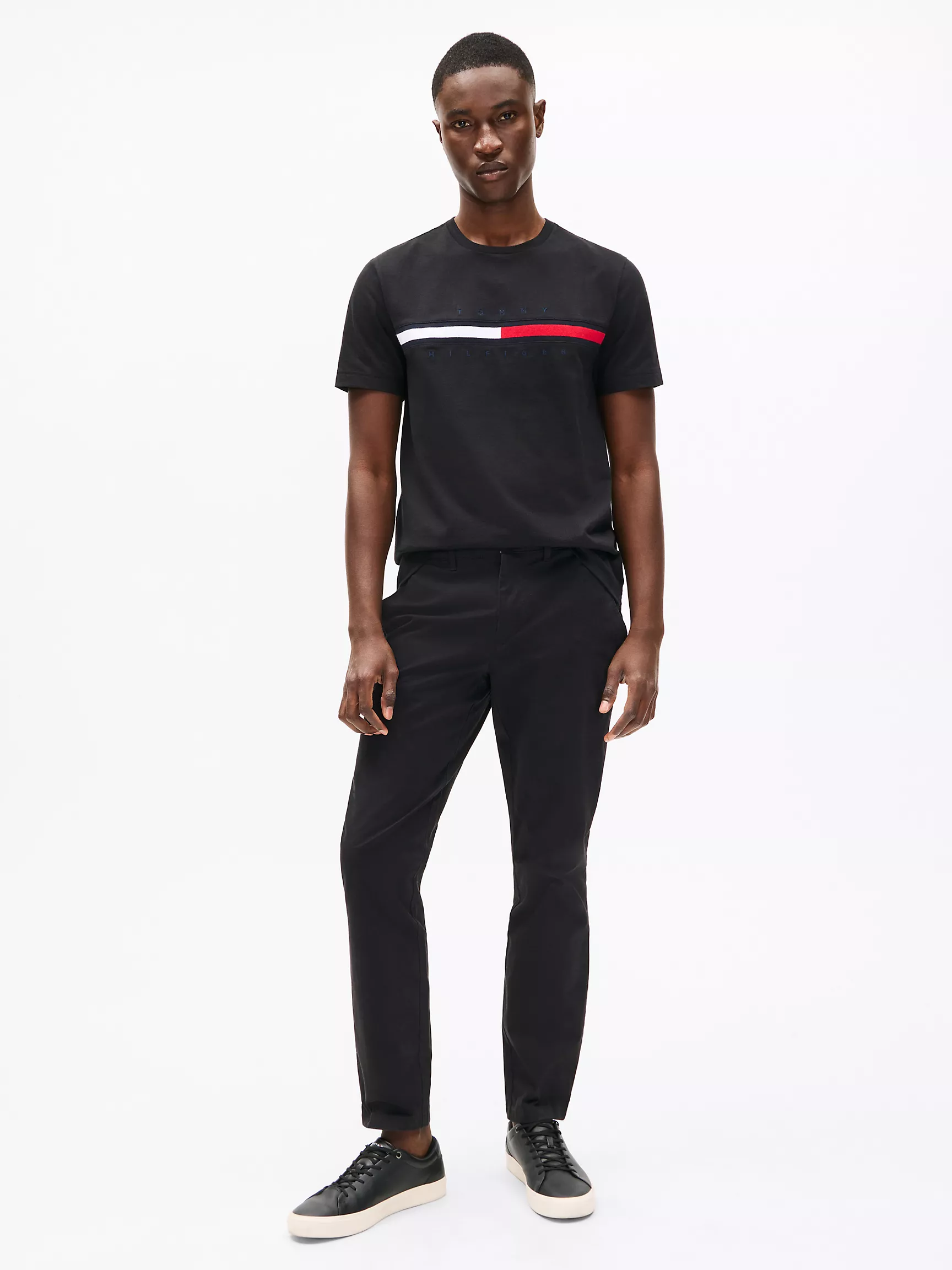 Мужская футболка Tommy Hilfiger, Футболка с вышитым логотипом флага