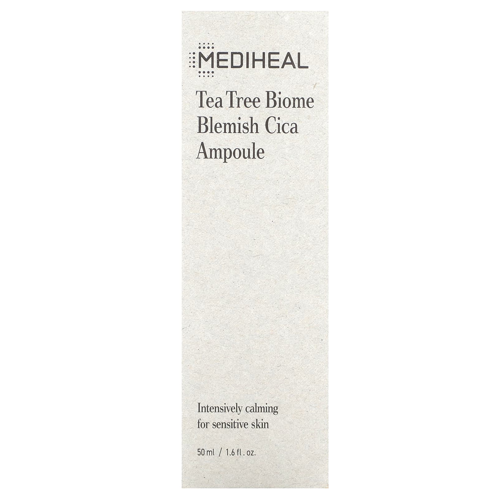 Mediheal, Tea Tree Biome Blemish Cica, ампула для чувствительной кожи, 50 мл (1,6 жидк. Унции)