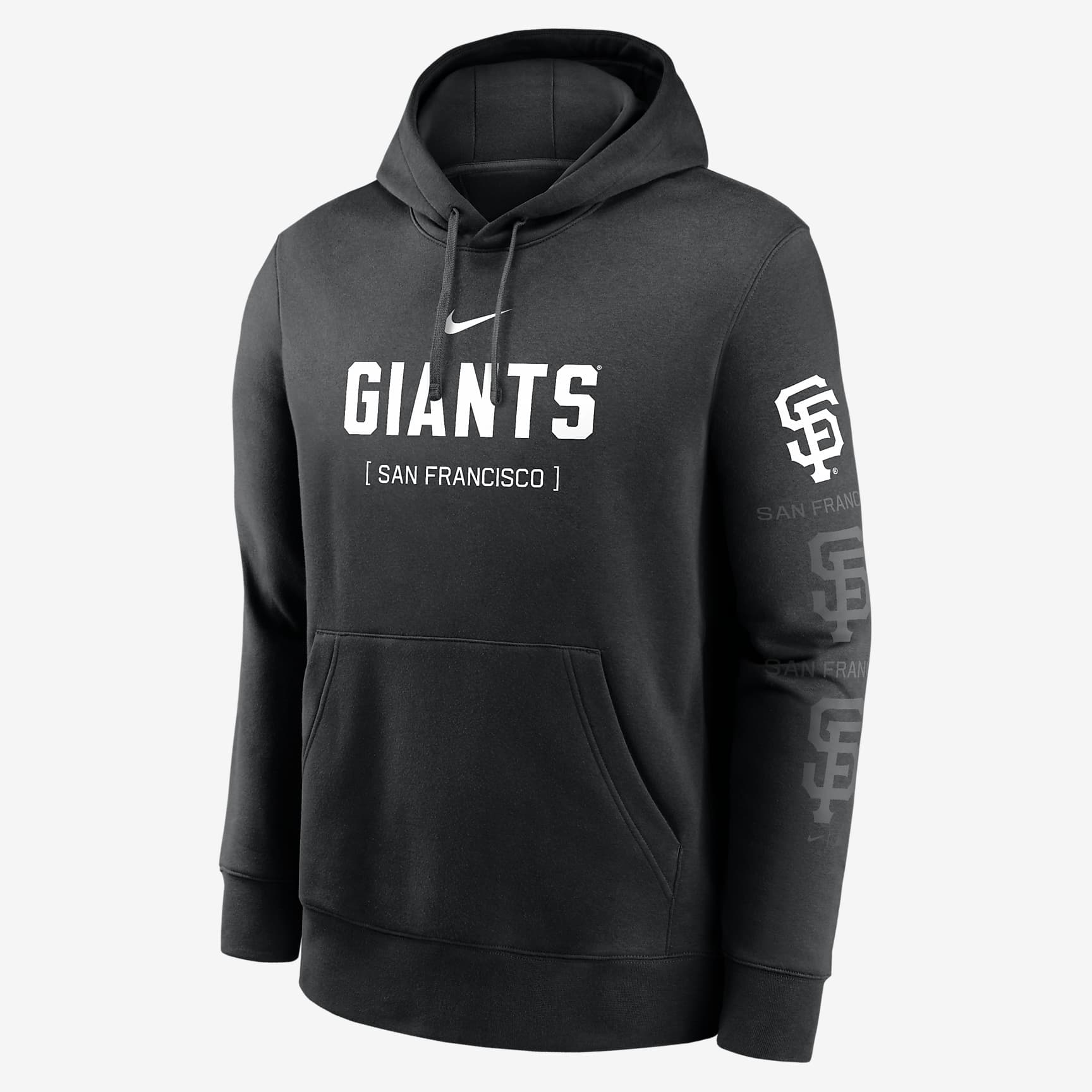 San Francisco Giants Fashion Club Men's Nike MLB Pullover Hoodie
