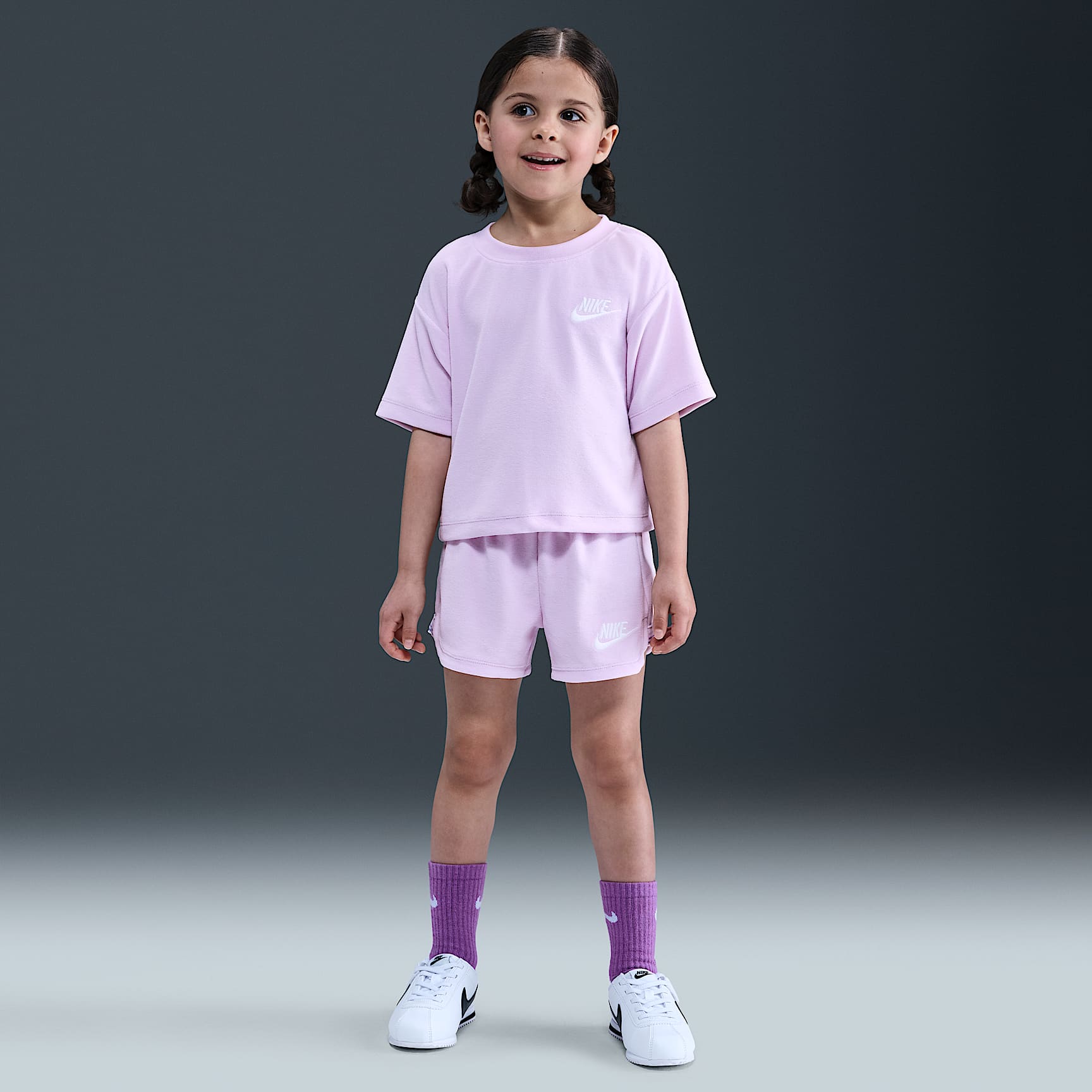 Nike Little Kids' "Let's Roll" 2-Piece Towel Terry Set