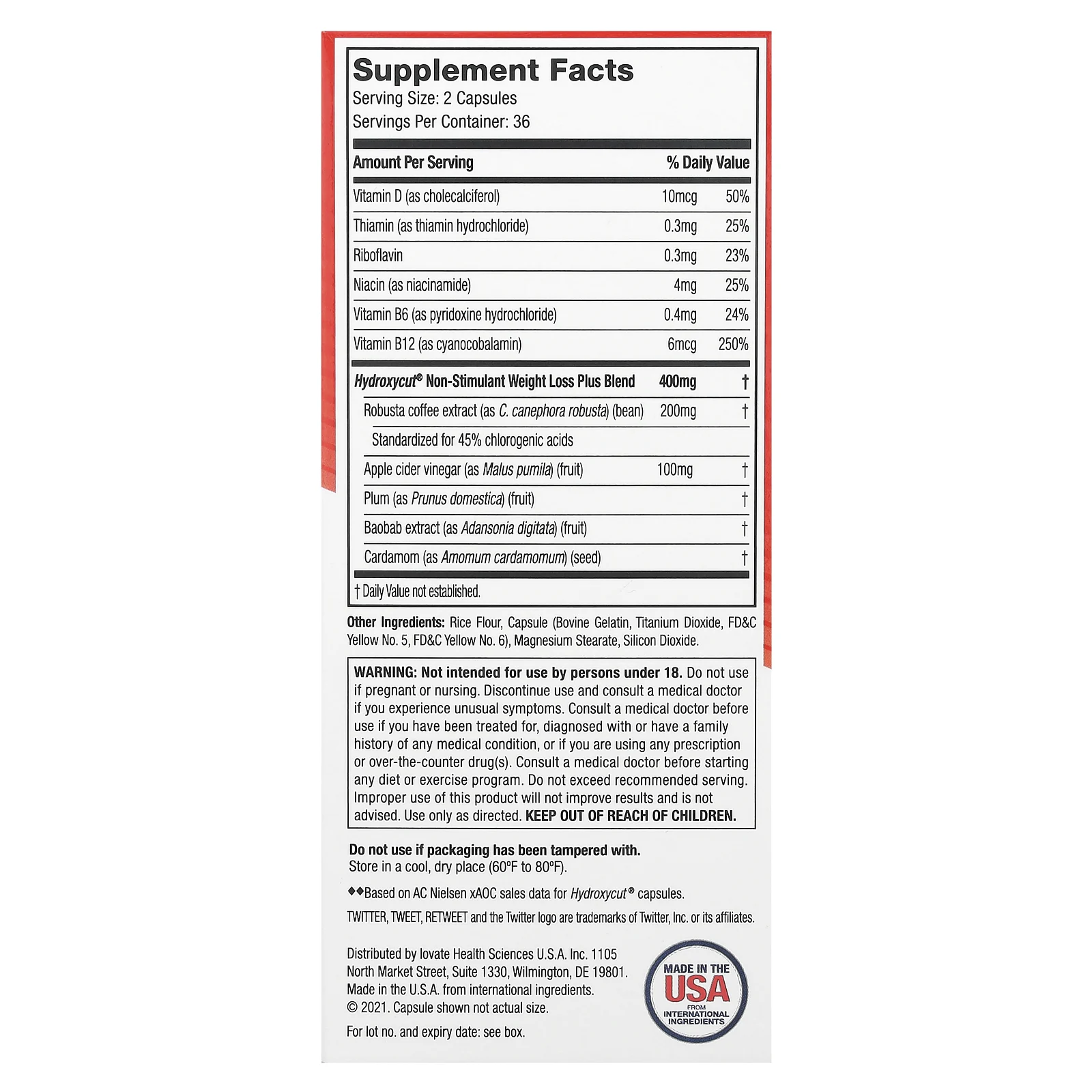 Pro Clinical Hydroxycut, добавка для похудения без стимуляторов, 72 быстрорастворимые капсулы