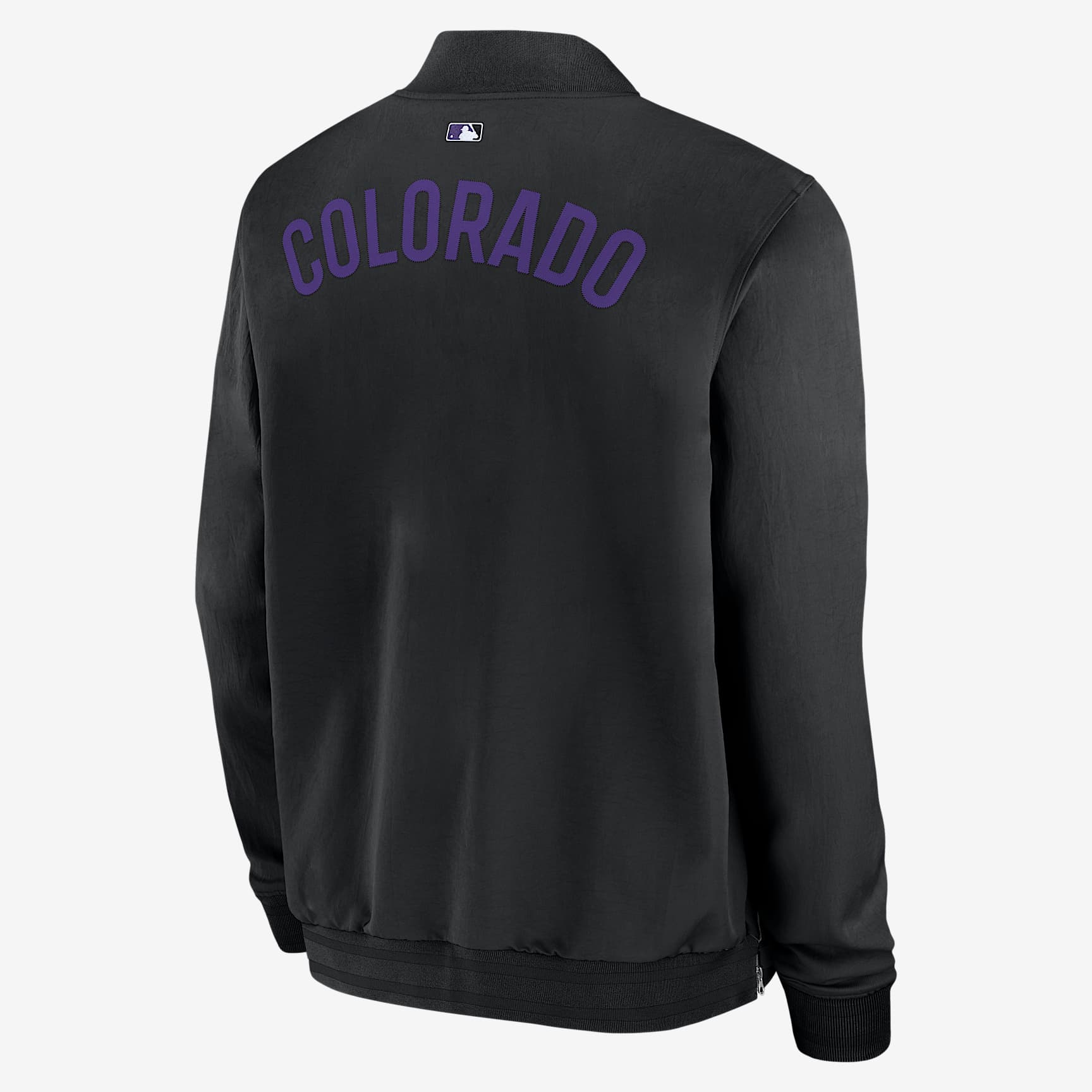Colorado Rockies Authentic Collection Dugout Men's Nike MLB Full-Zip Bomber Jacket