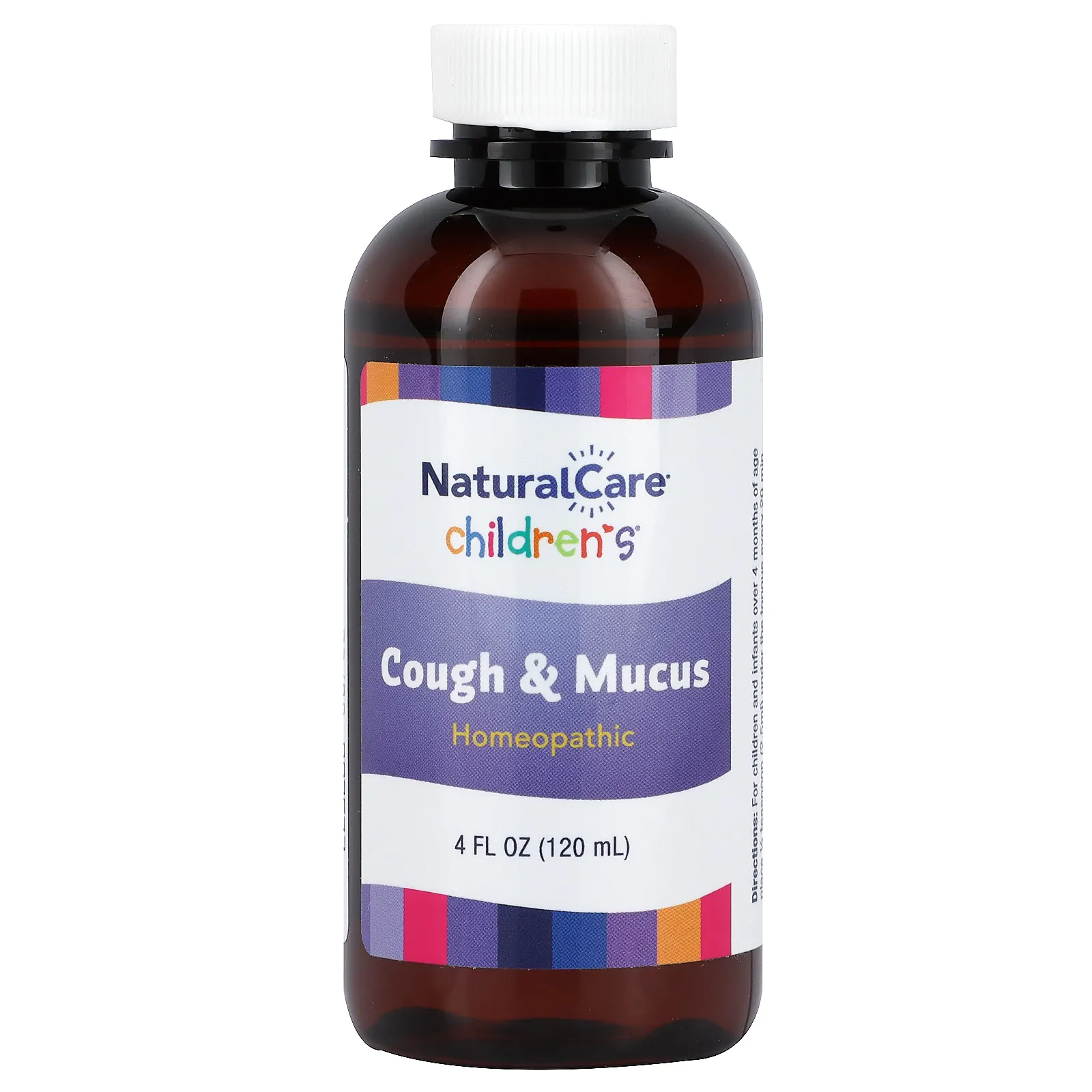 NaturalCare, Children's Cough & Mucus, от 4 месяцев и старше, натуральные ягоды, 120 мл (4 жидк. унции)