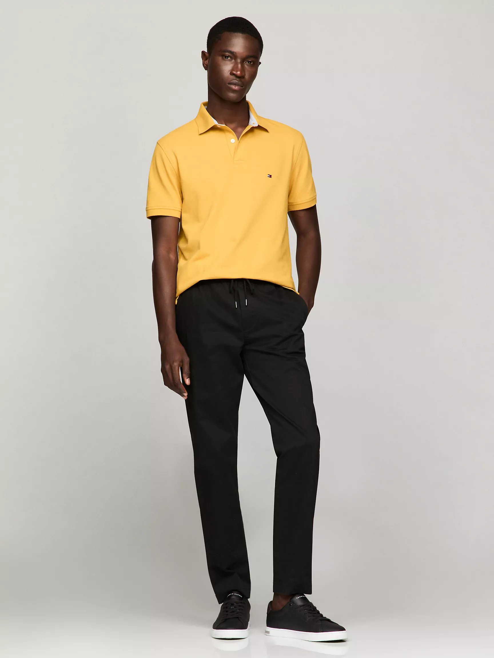 Мужское поло Tommy Hilfiger, Эластичное поло стандартного кроя Tommy