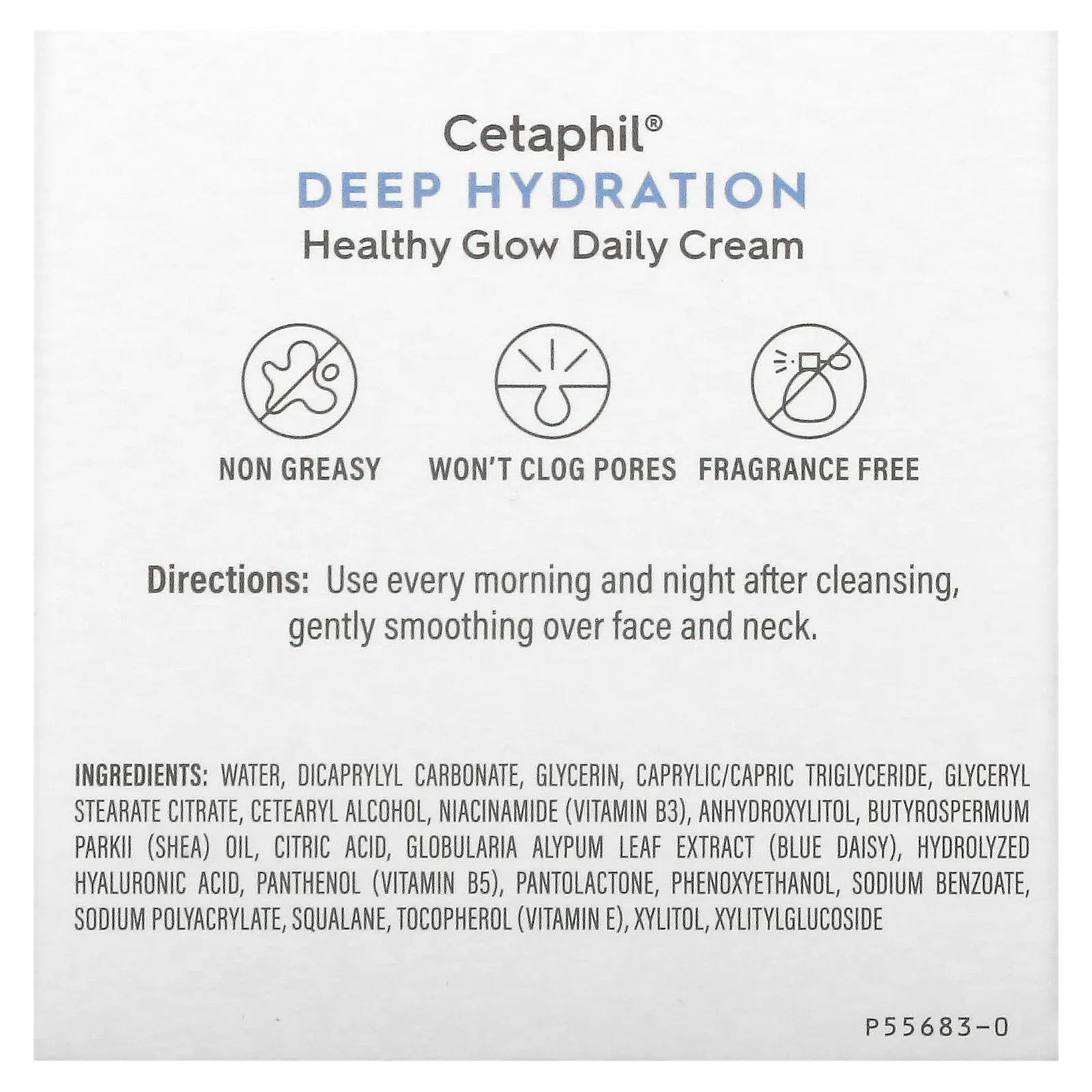Cetaphil, Ежедневный крем Healthy Glow, без отдушек, 48 г (1,7 унции)