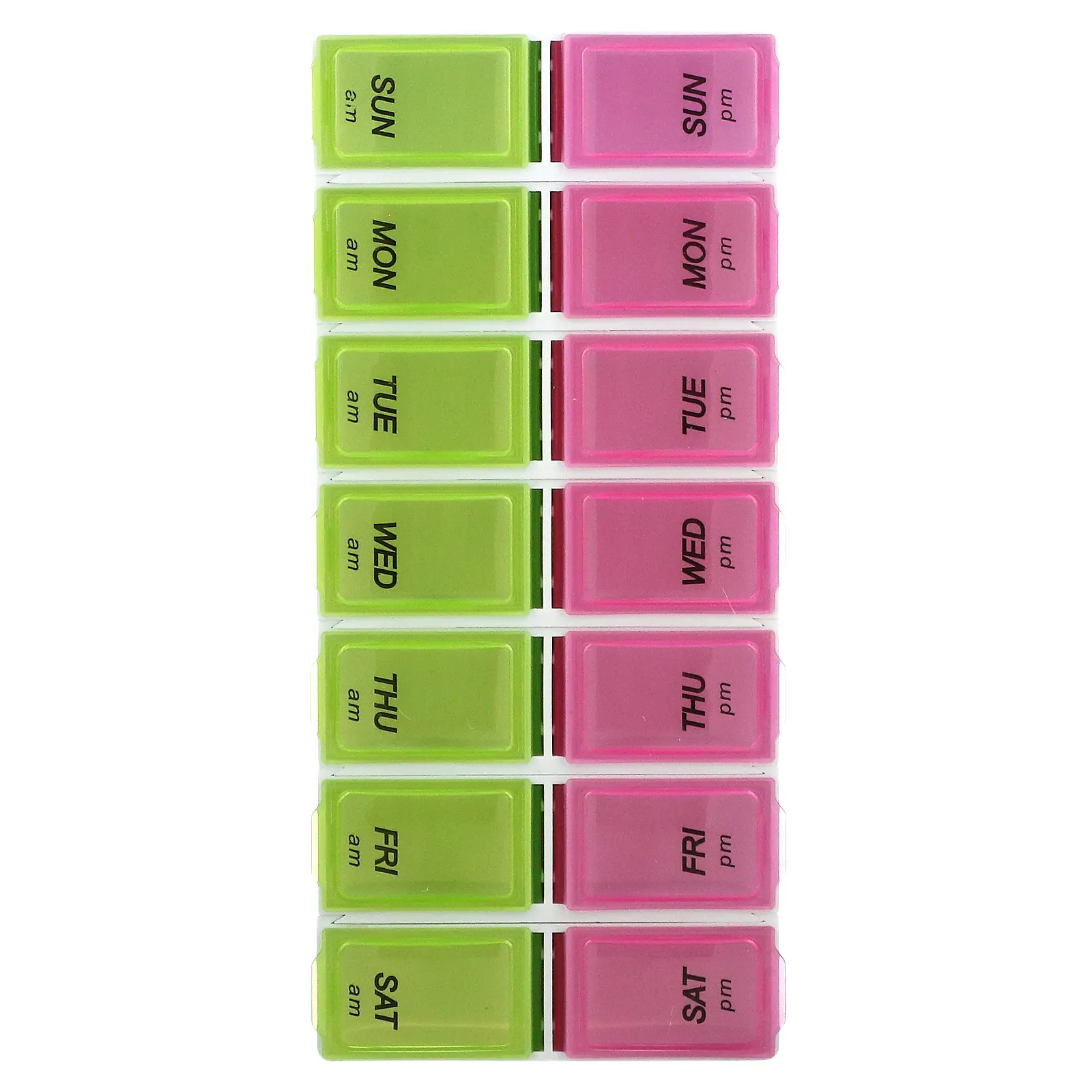 Apex, Detach N' Go Pill Organizer, 7-дневный органайзер для таблеток с учетом приема 2 раза в день, размер XL, 1 шт.