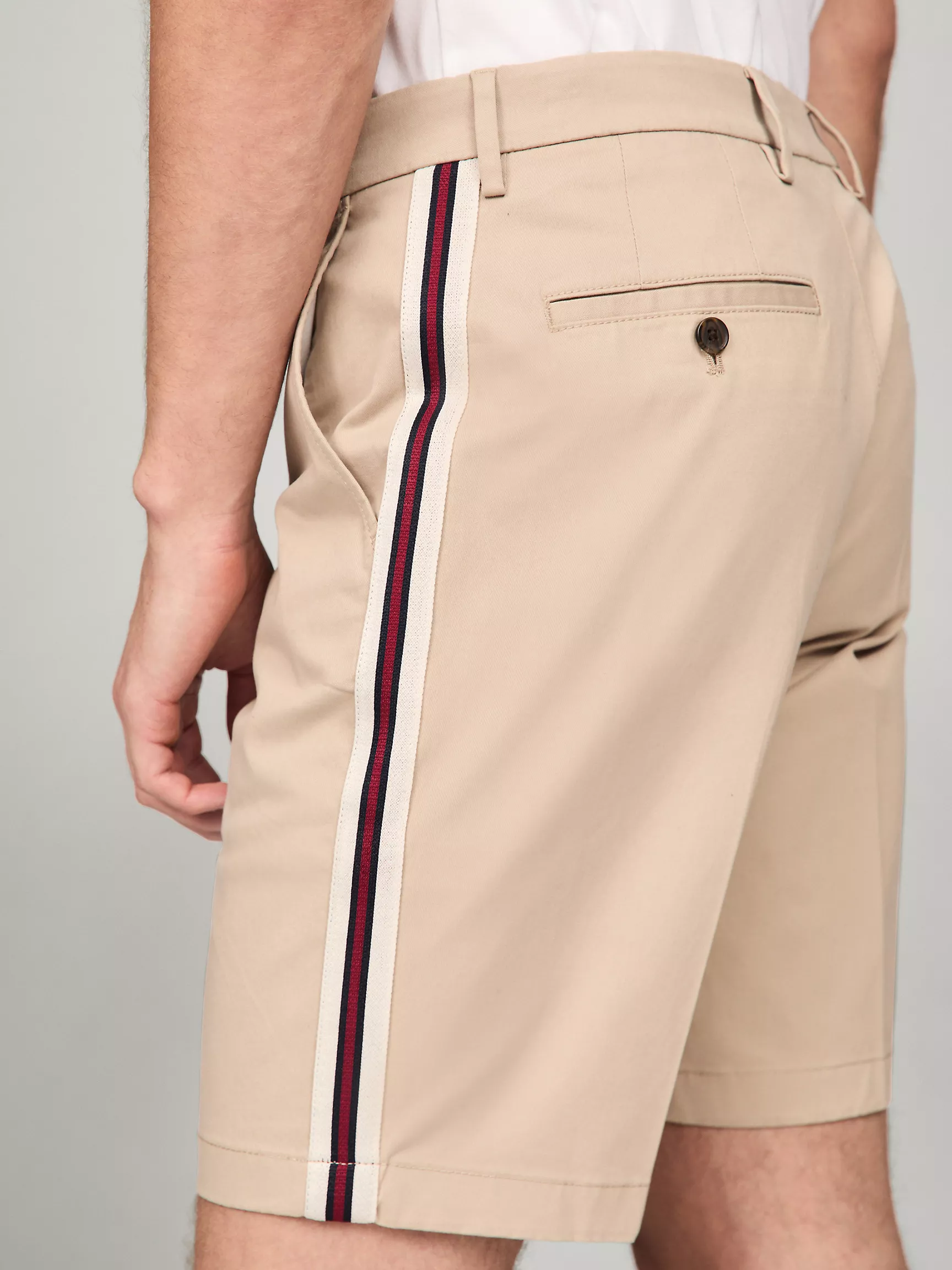Мужские шорты Tommy Hilfiger, Полосатые шорты длиной 9 дюймов