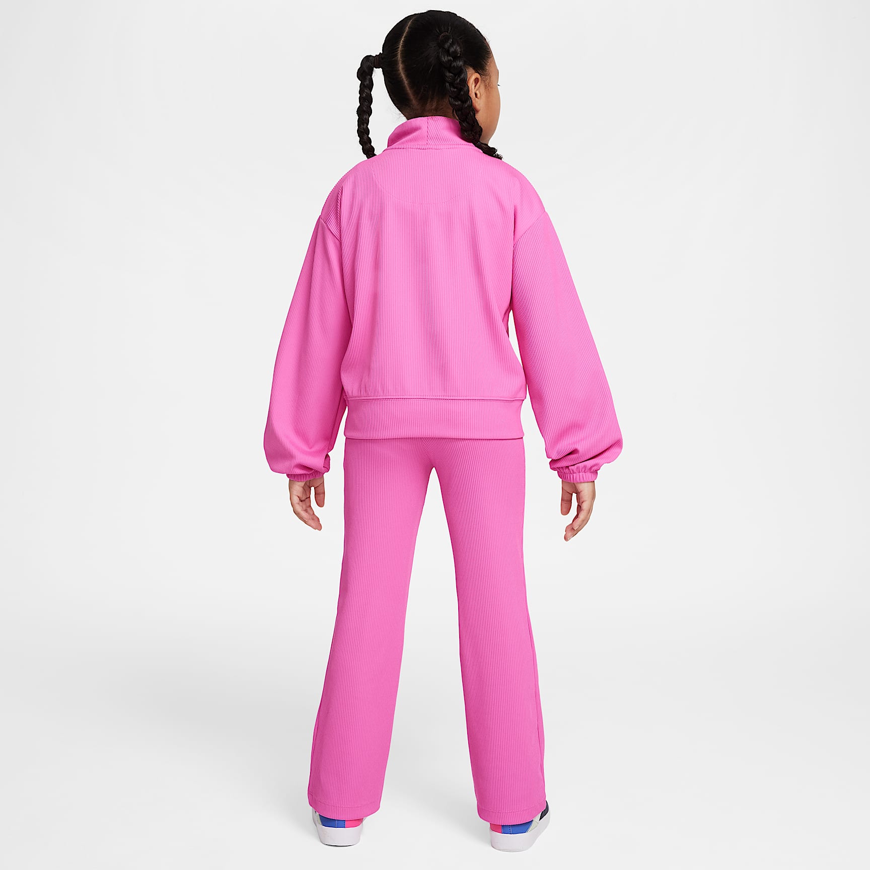 Nike Game, Swoosh, Match! Little Kids' Quarter-Zip Ribbed Top and Leggings Set