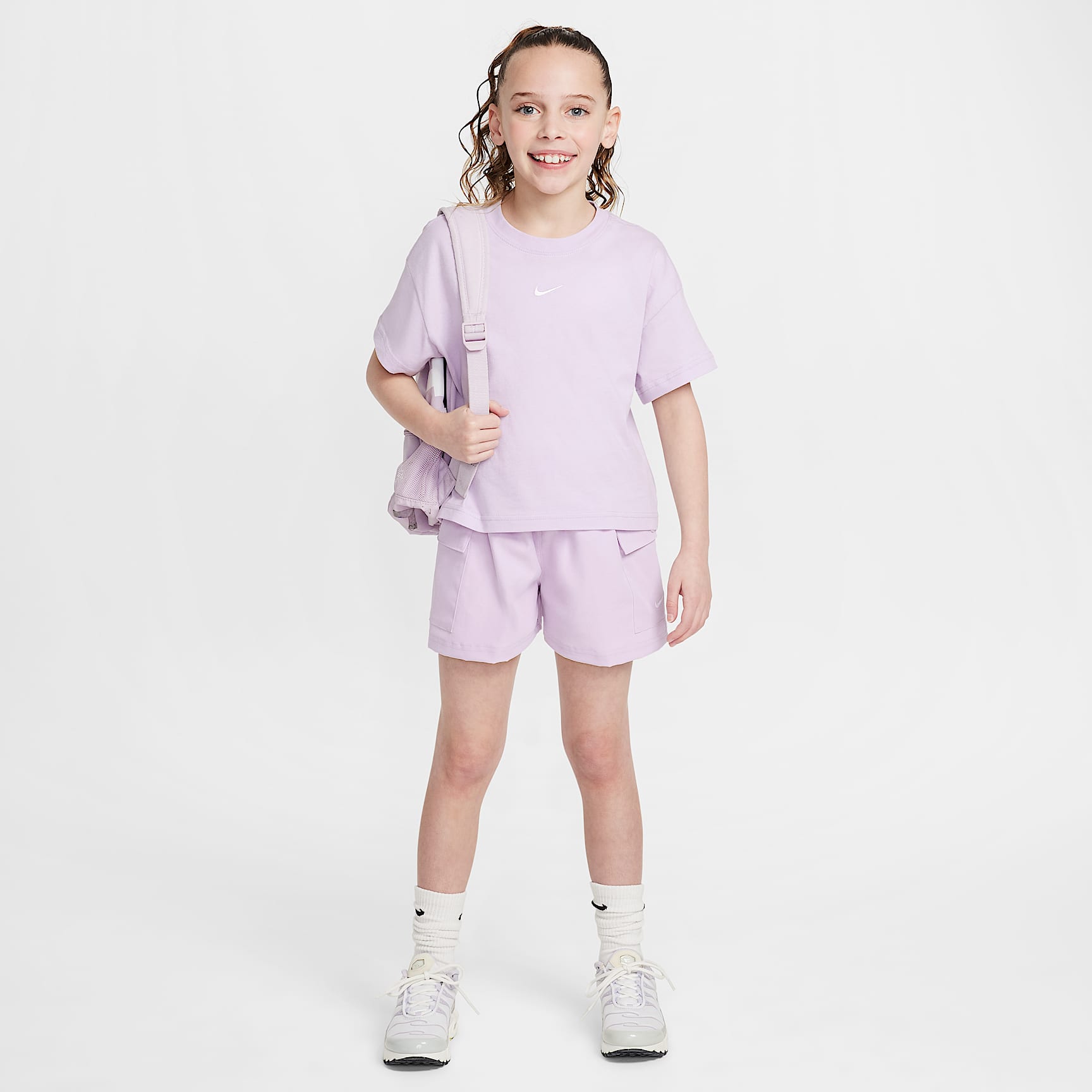 Nike Sportswear Girls' Woven Cargo Shorts