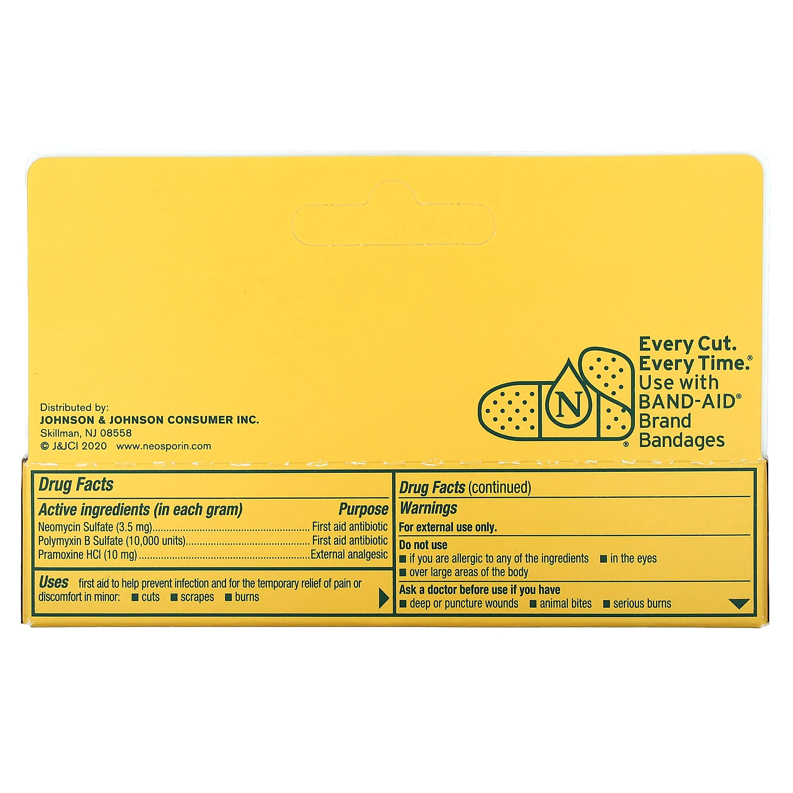 Neosporin, обезболивающий крем, 28,3 г (1 унция)