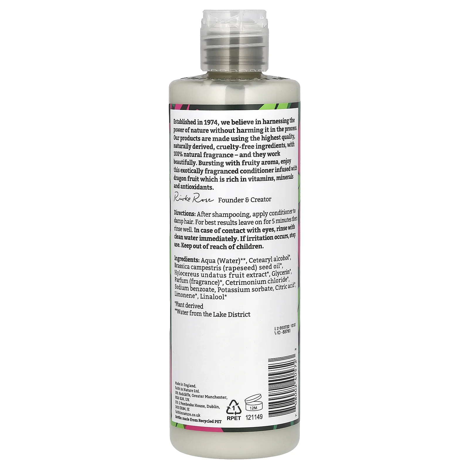 Faith in Nature, Кондиционер, драконий фрукт, 400 мл (13,5 жидк. Унции)