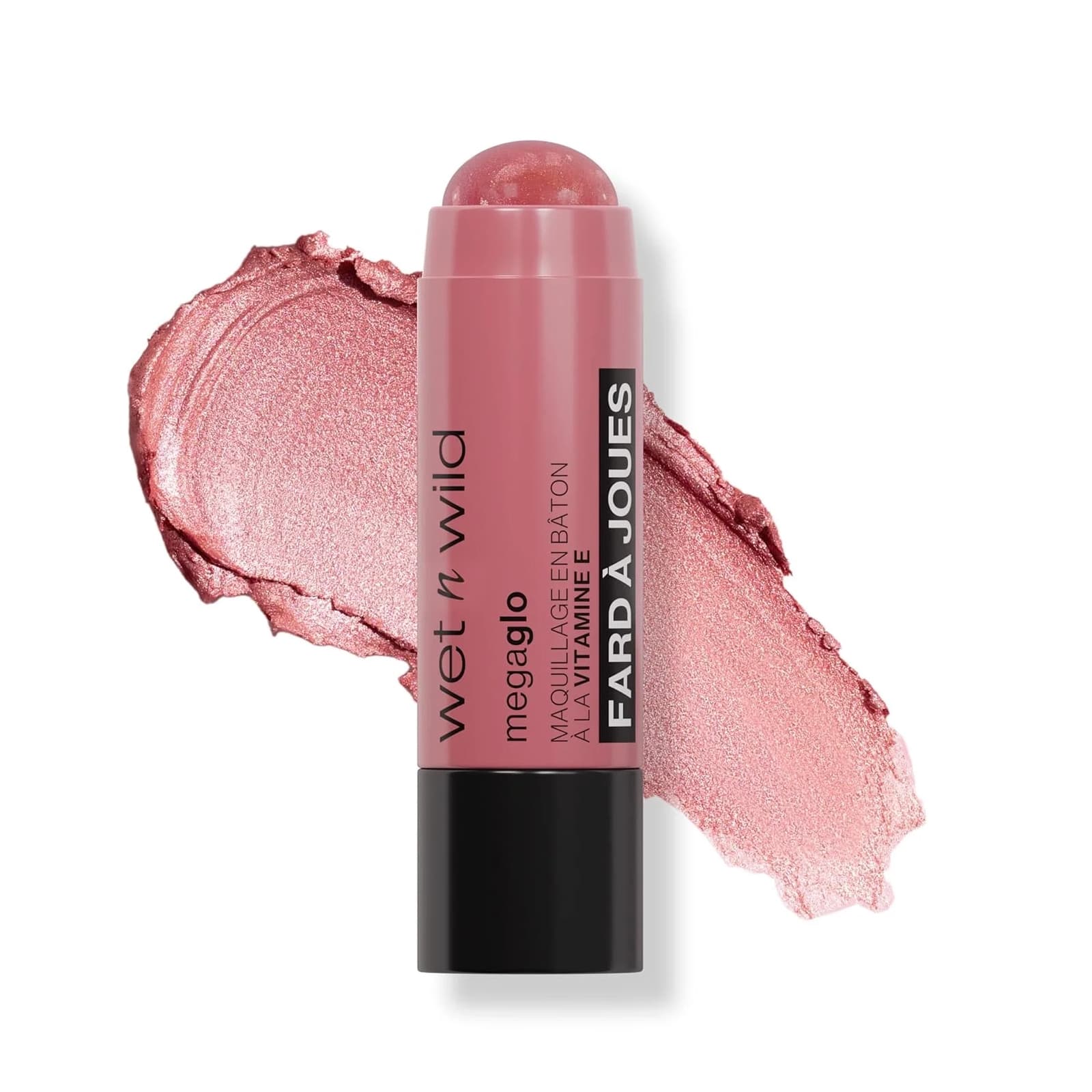 wet n wild, Megaglo, румяна-стик для макияжа с витамином Е, пыльно-розовый, 6 г (0,21 унции)