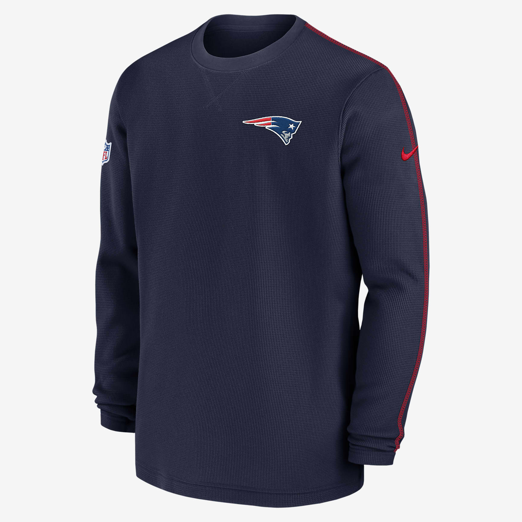 New England Patriots Sideline Coach Men’s Nike NFL Long-Sleeve Top