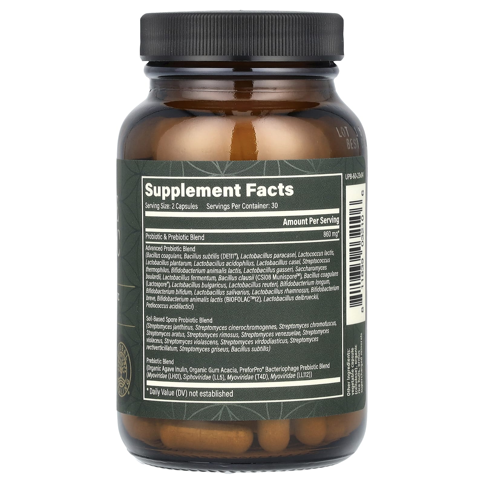 Global Healing, Ultimate Probiotic, 100 млрд КОЕ, 60 капсул