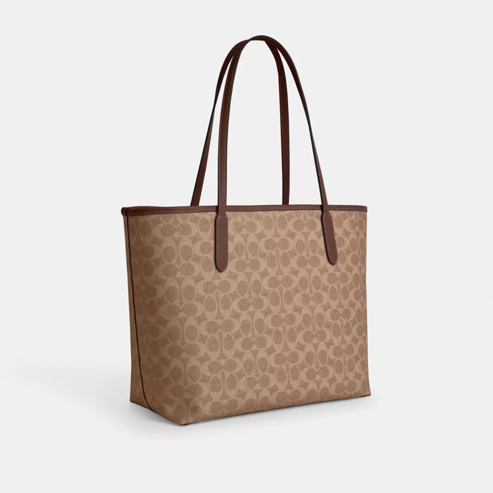 Сумка COACH City Tote Bag In Signature Canvas