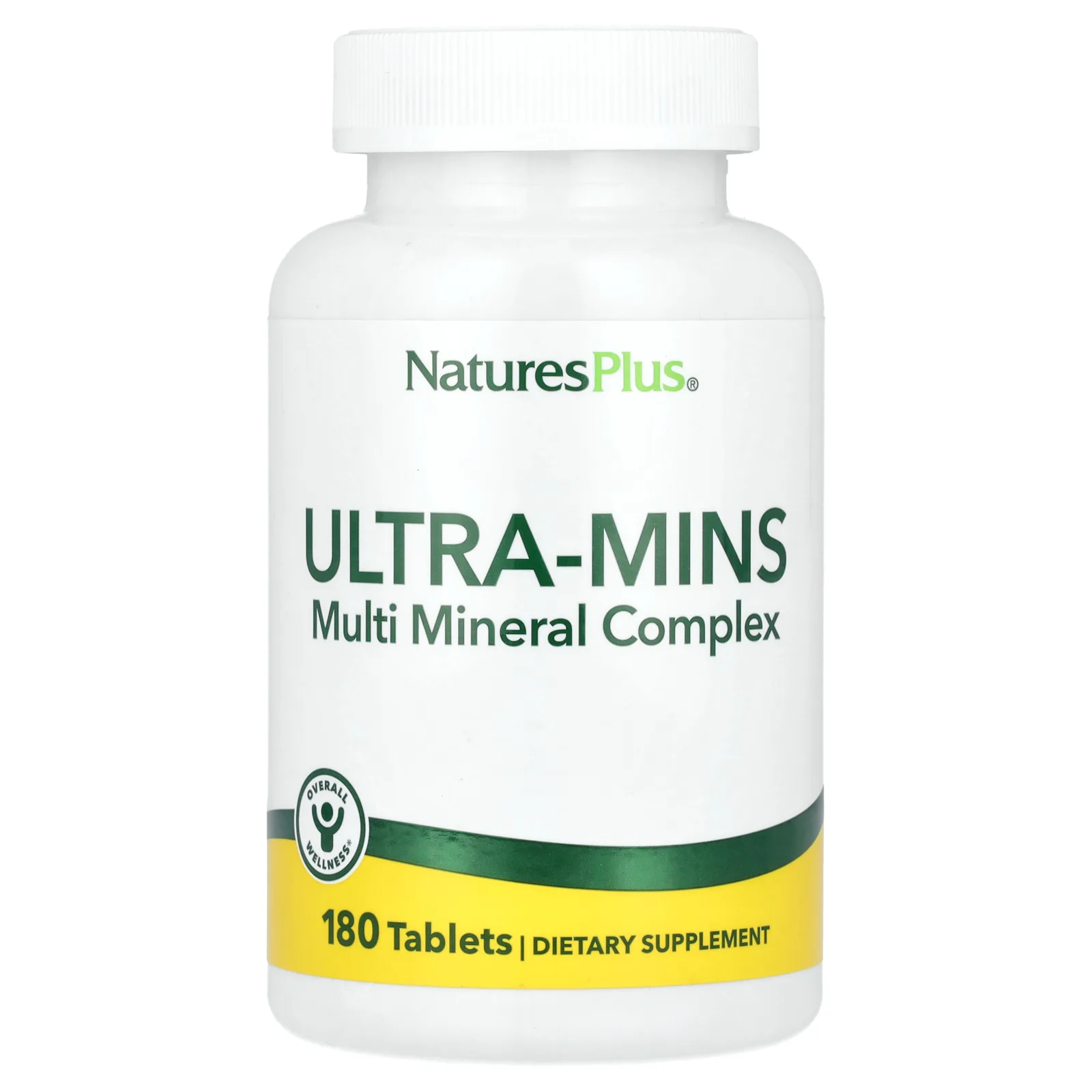 NaturesPlus, Ultra-Mins, мультиминералы с цельными продуктами, 180 таблеток