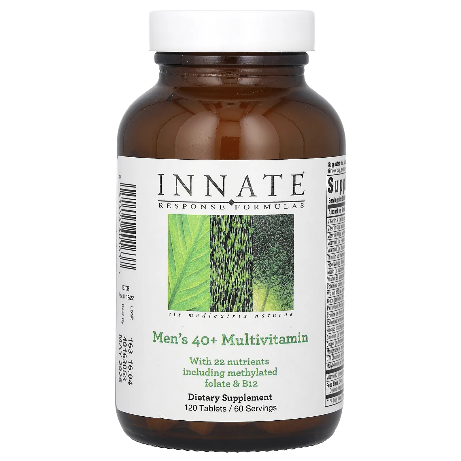 Innate Response Formulas, мультивитамины для мужчин старше 40 лет, 120 таблеток