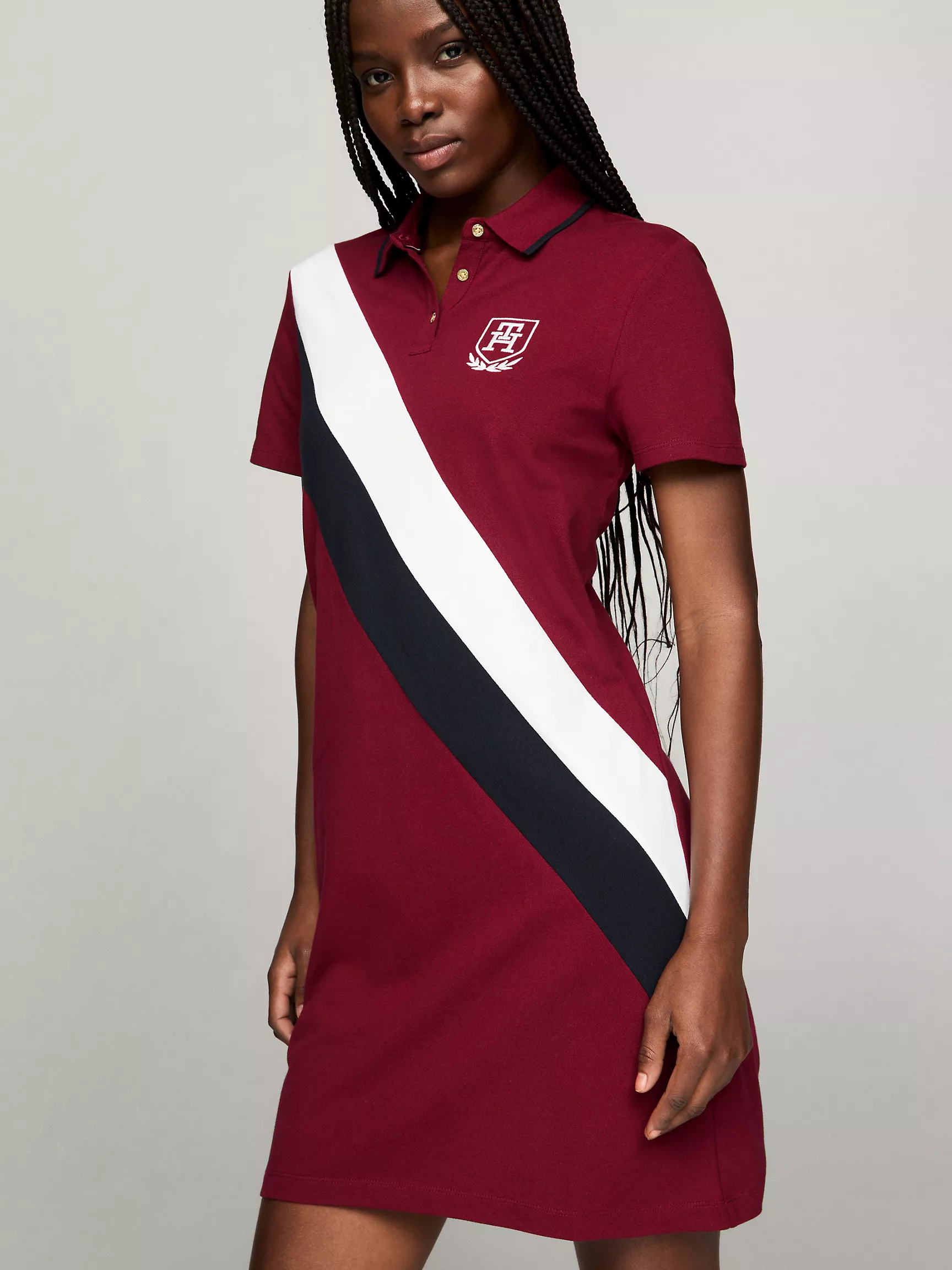 Женское платье Tommy Hilfiger, Поло-платье с полосками Banner