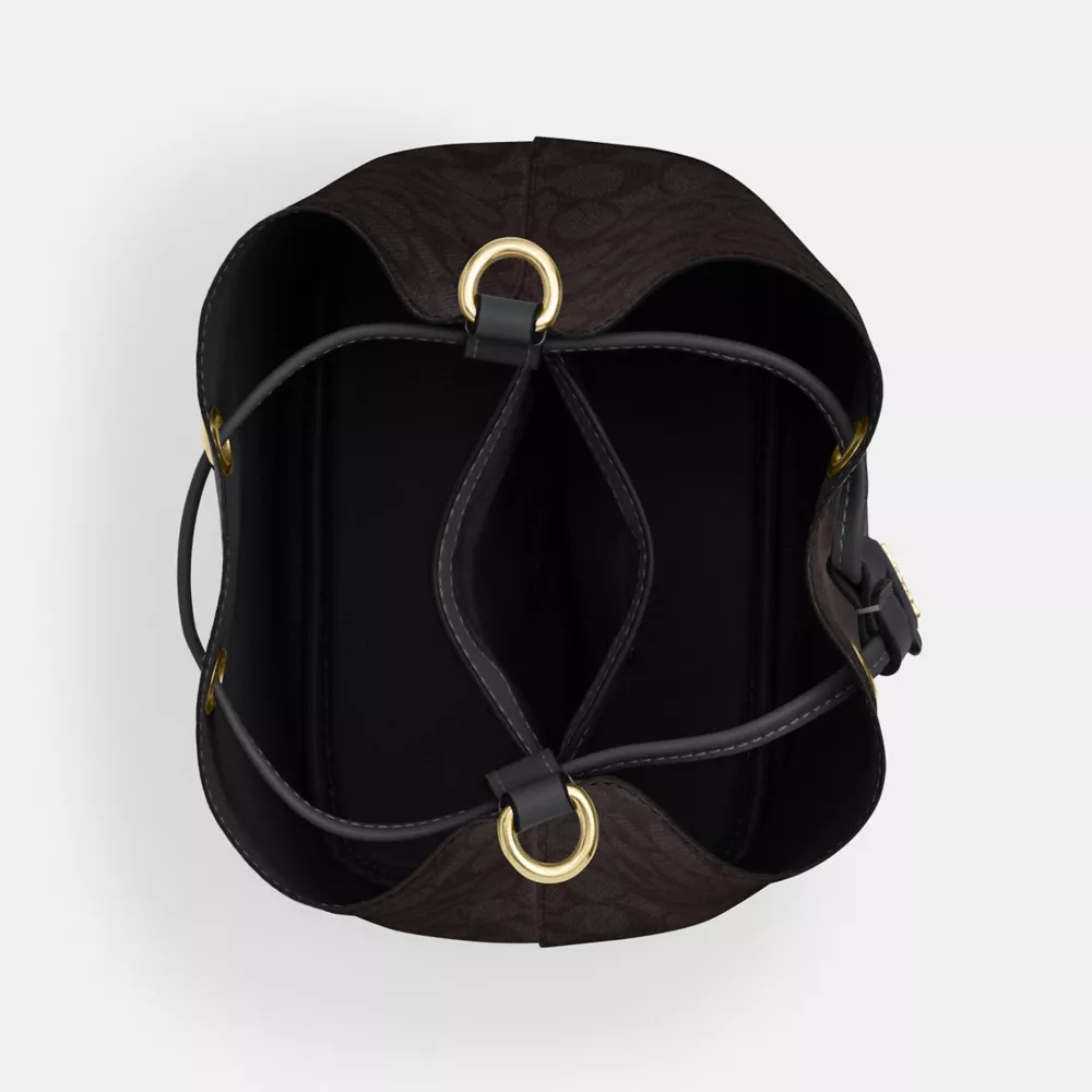 Сумка COACH Rowan Bucket Bag In Signature Canvas