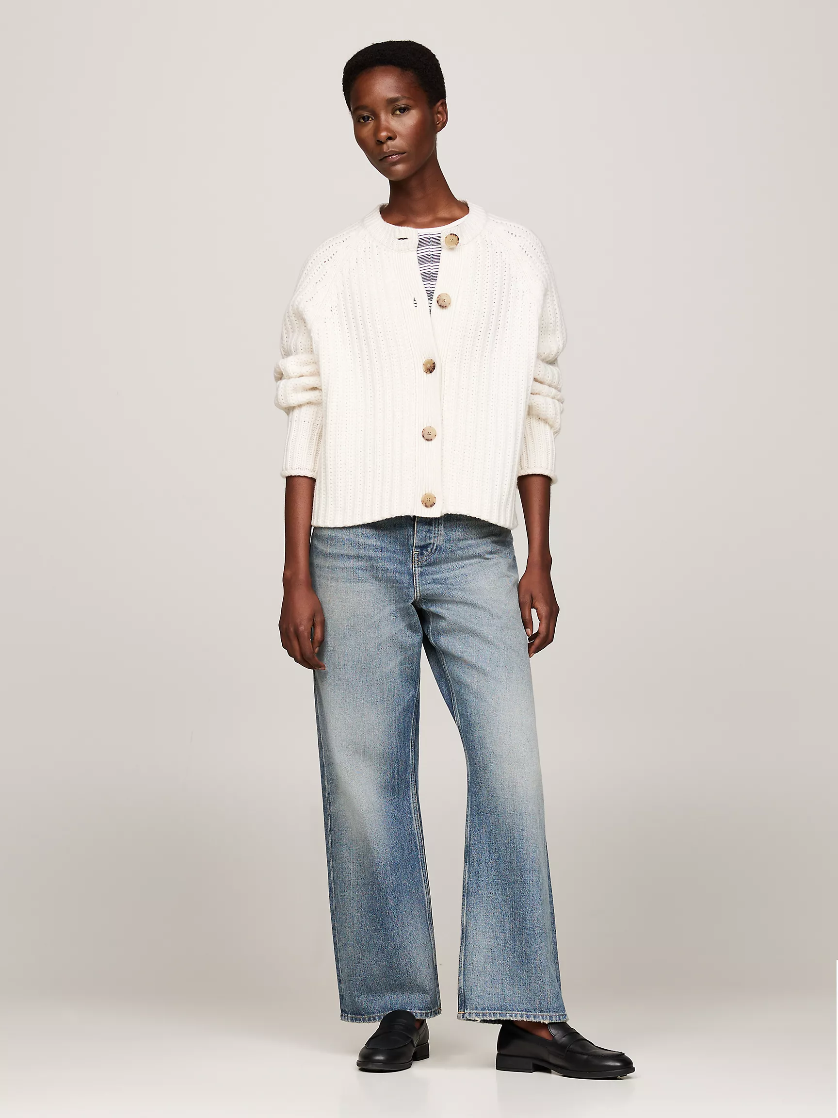 Женский свитер Tommy Hilfiger, Удлиненный шерстяной кардиган