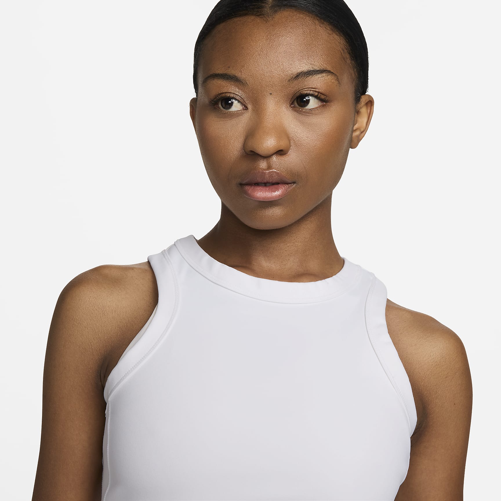 Nike One Fitted Women's Dri-FIT Cropped Tank Top