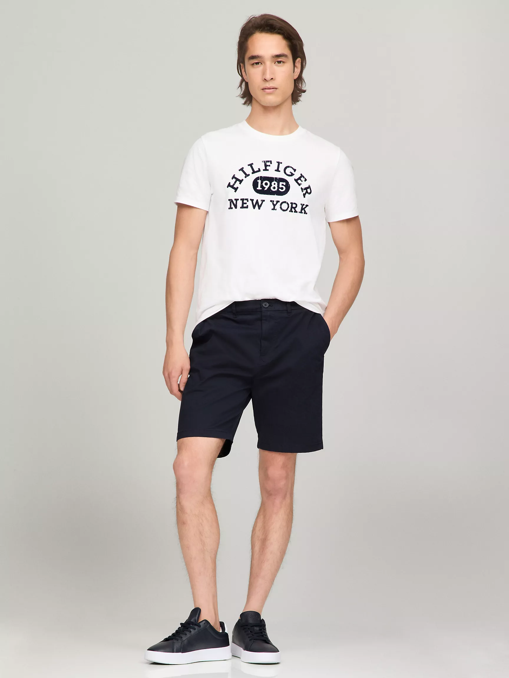 Мужская футболка Tommy Hilfiger, Футболка с университетским монограммным логотипом