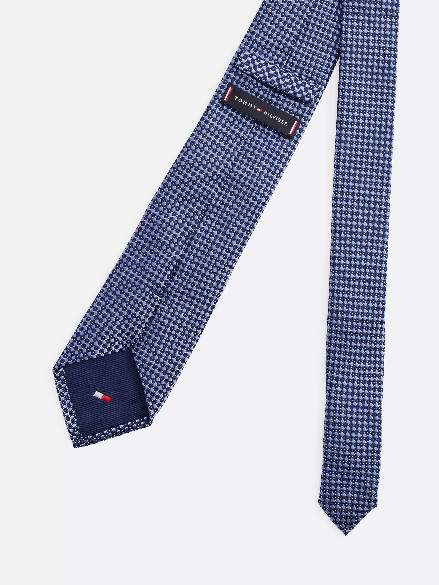 Мужской галстук Tommy Hilfiger, Шелковый галстук с микропринтом в горошек