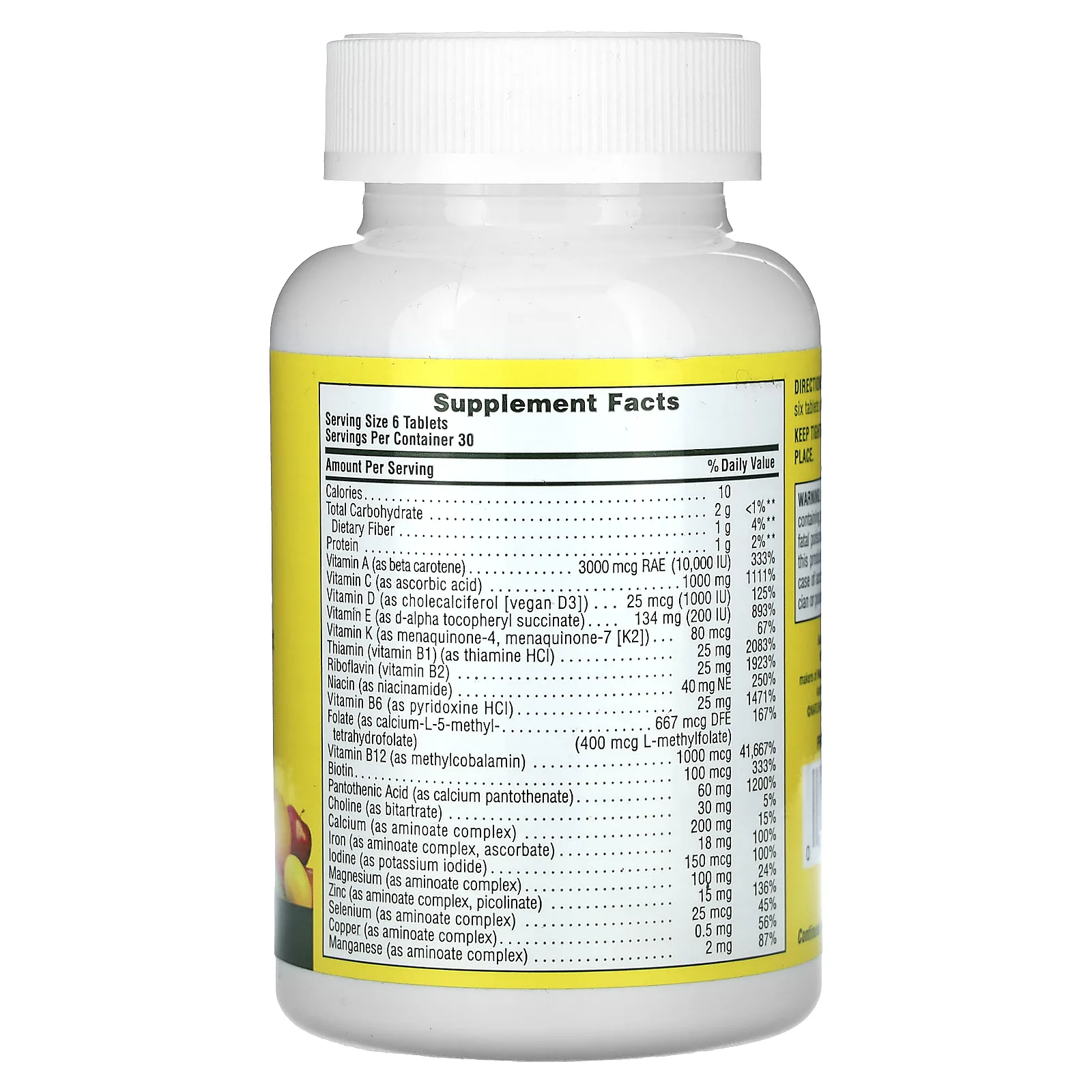 NaturesPlus, Source of Life, оригинальные мини-таблетки, добавка с мультивитаминами, минералами и концентрированными цельными продуктами, 180 таблеток