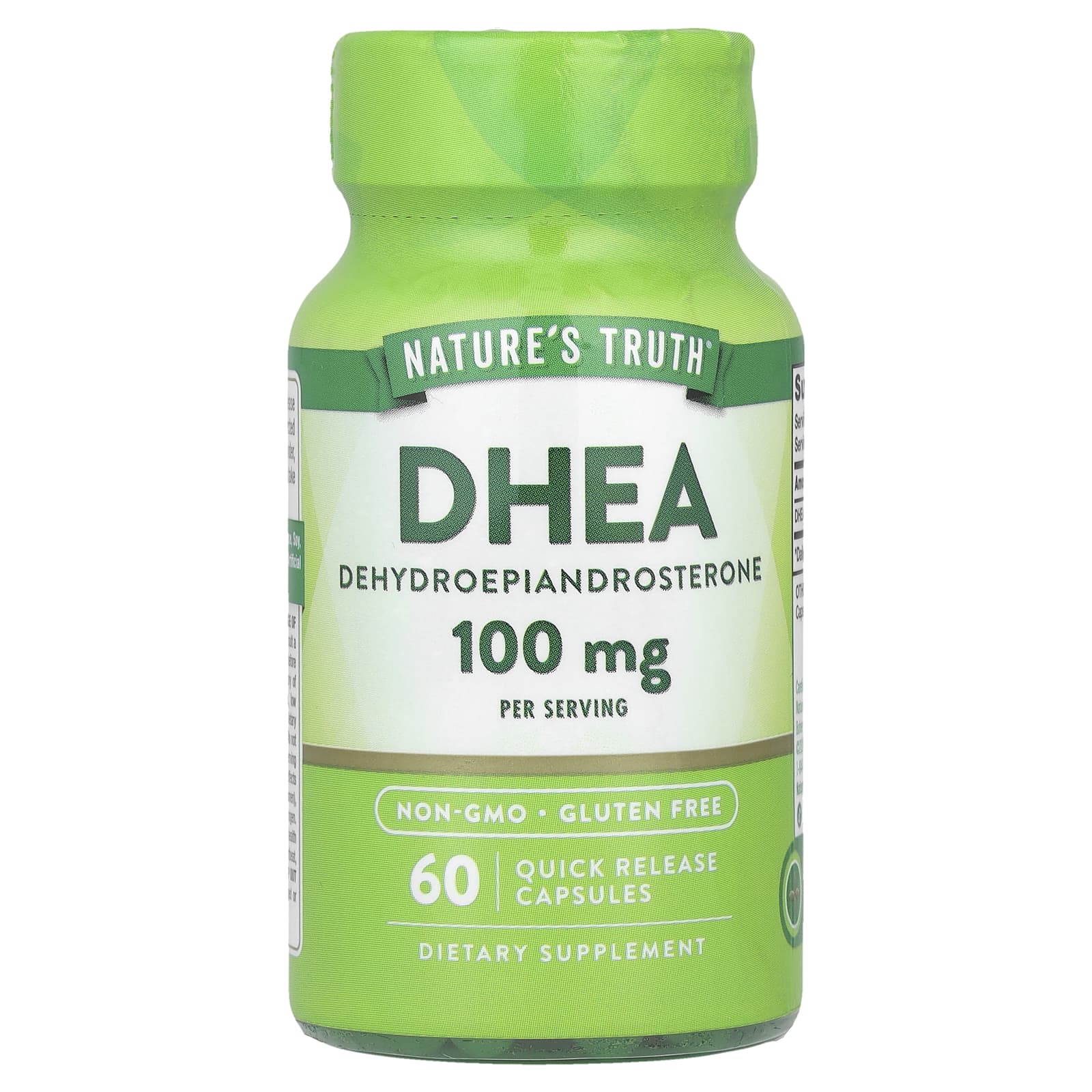Nature's Truth, ДГЭА, 100 мг, 60 капсул с быстрым высвобождением (50 мг в 1 капсуле)