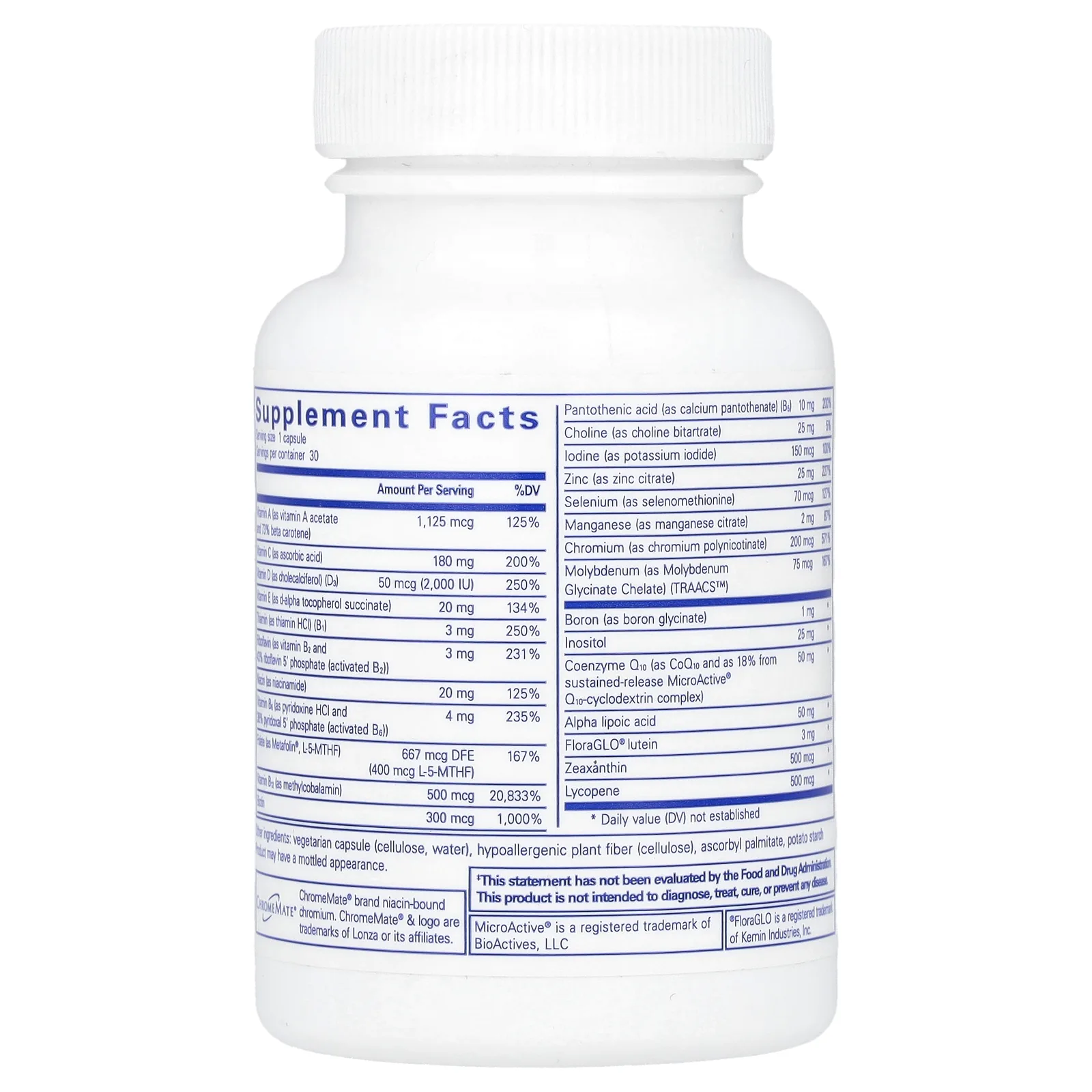 Pure Encapsulations, ONE ™, мультивитамины, 30 капсул