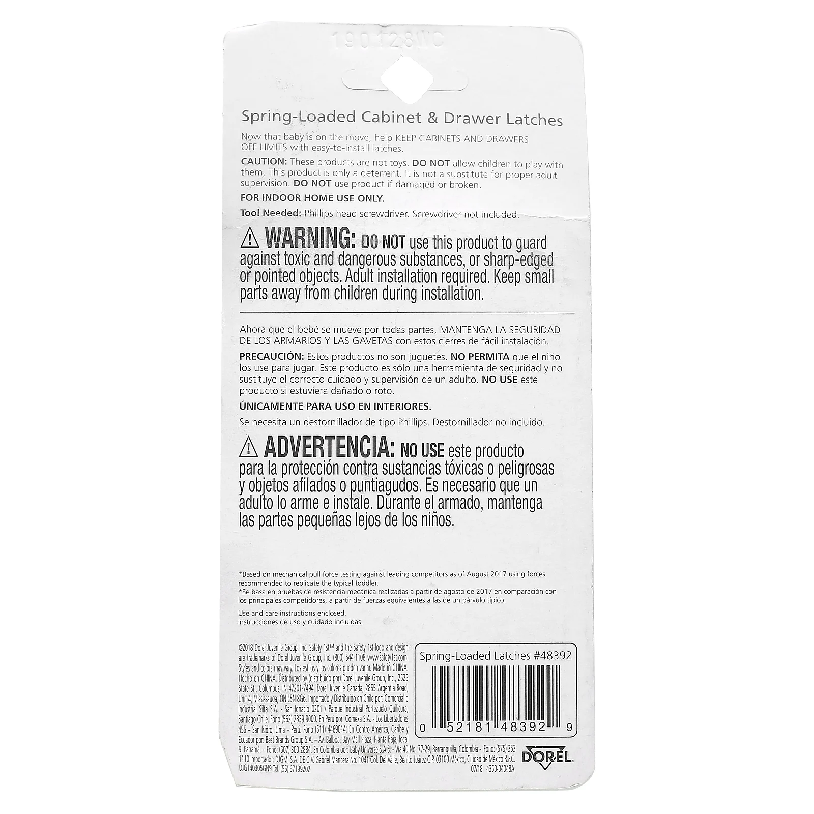 Safety 1st, подпружиненные замки для тумб и ящиков, 10 шт.