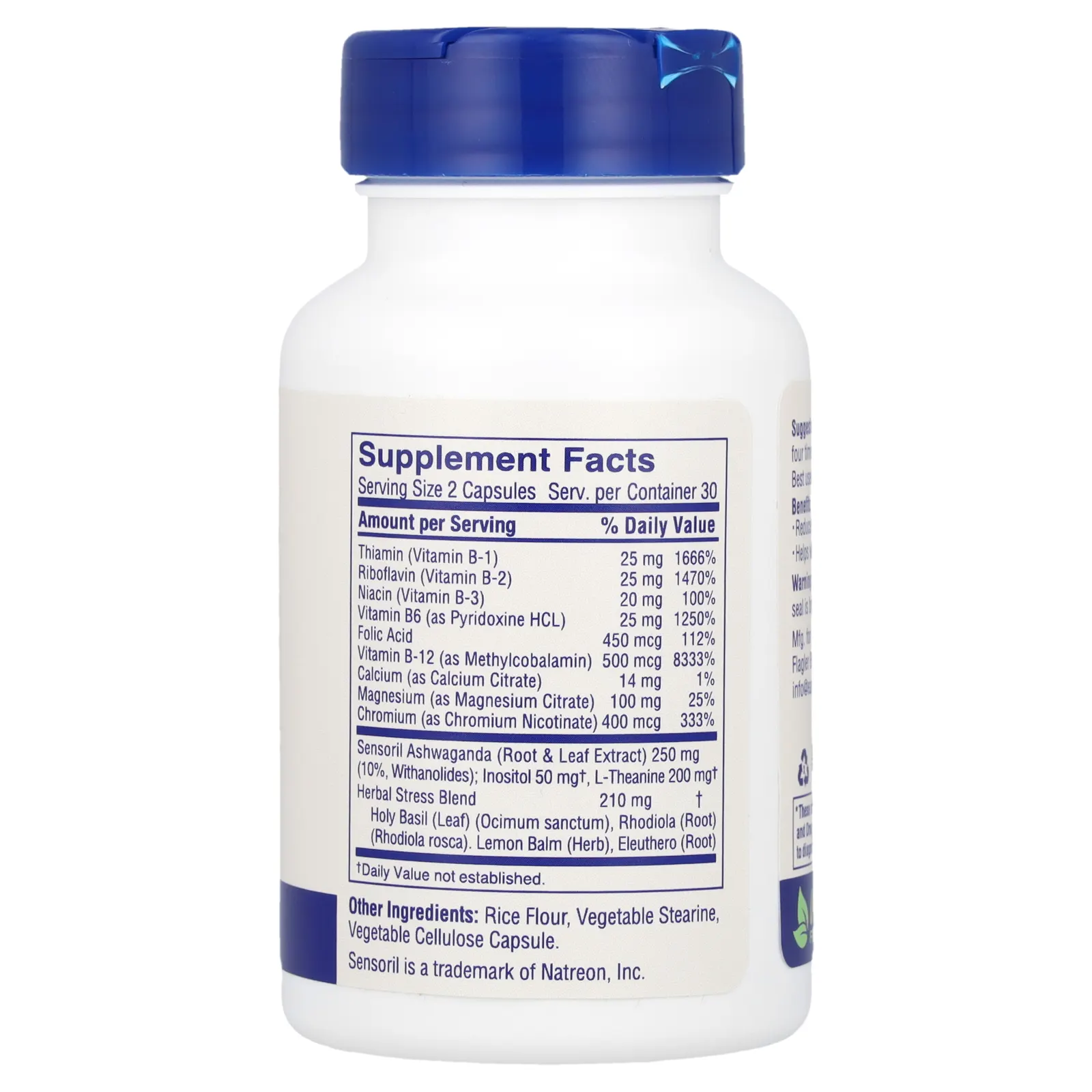 Earth's Bounty, Stress Relief Plus с Sensoril, 60 вегетарианских капсул