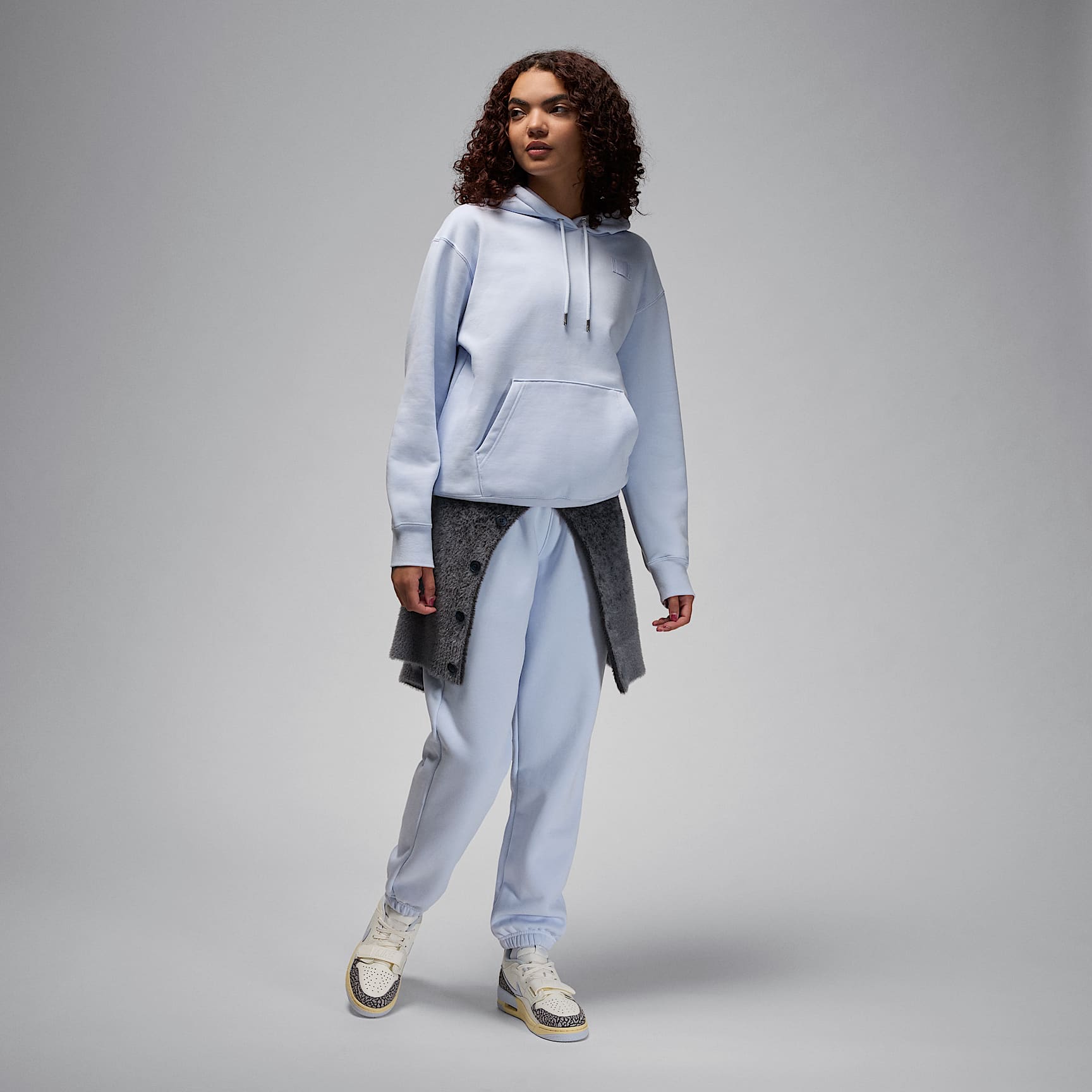 Jordan Flight Fleece Women's Satin-Lined Pullover Hoodie