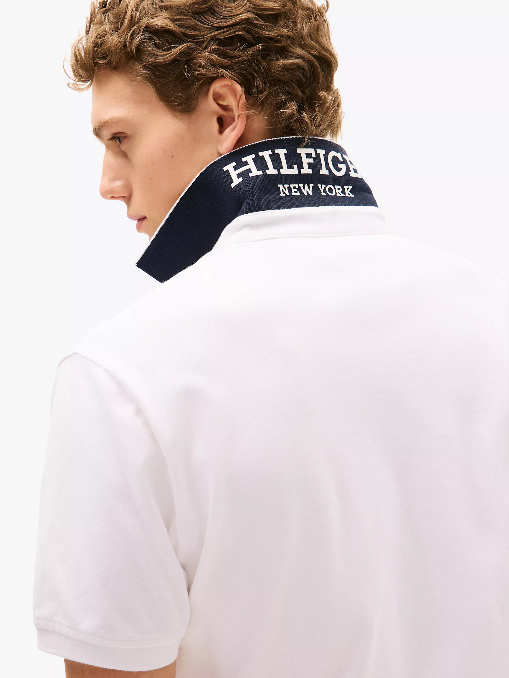 Мужское поло Tommy Hilfiger, Стандартное поло с логотипом под воротником