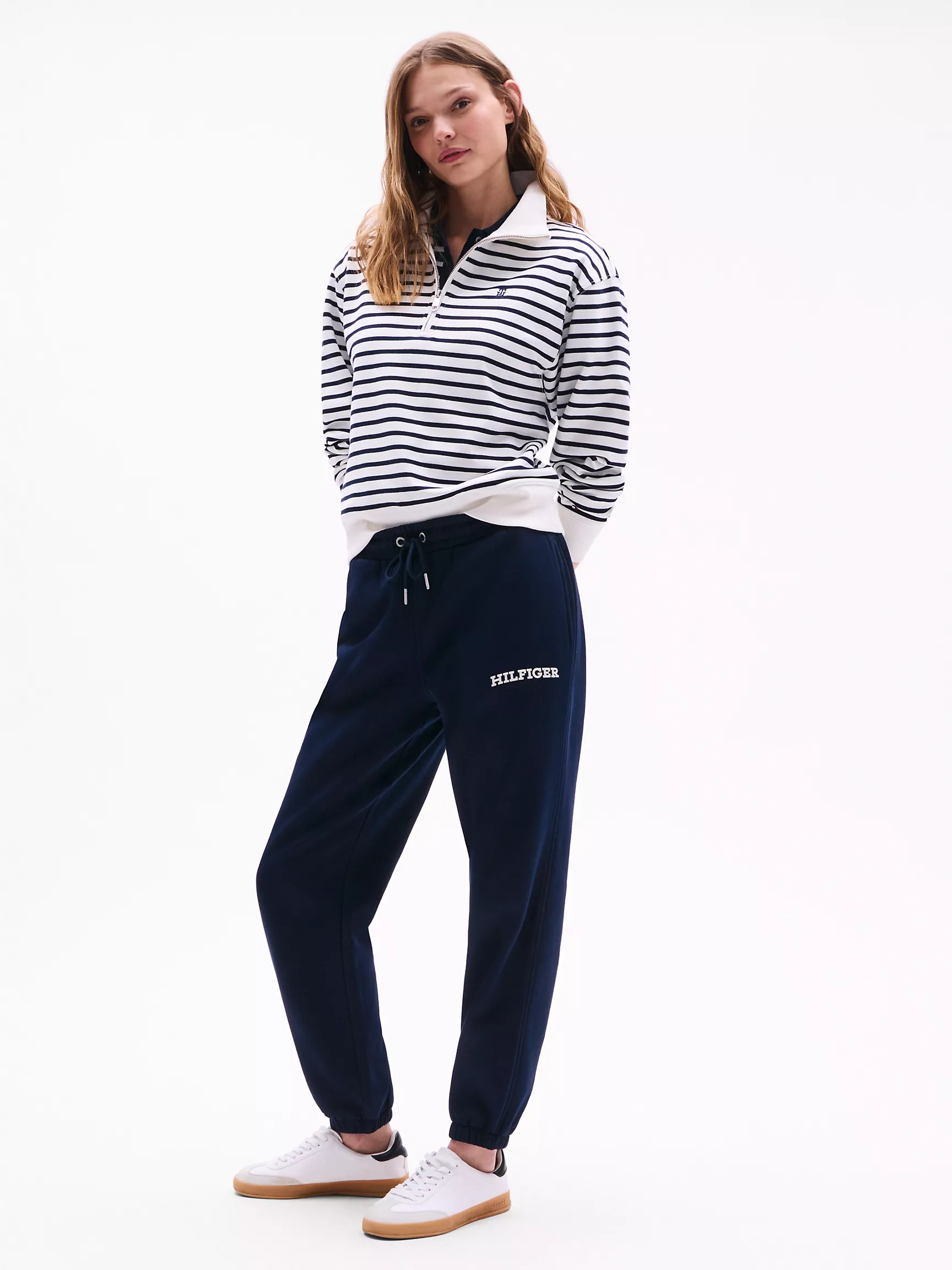 Женские брюки Tommy Hilfiger, Спортивные штаны с бархатным логотипом Monotype