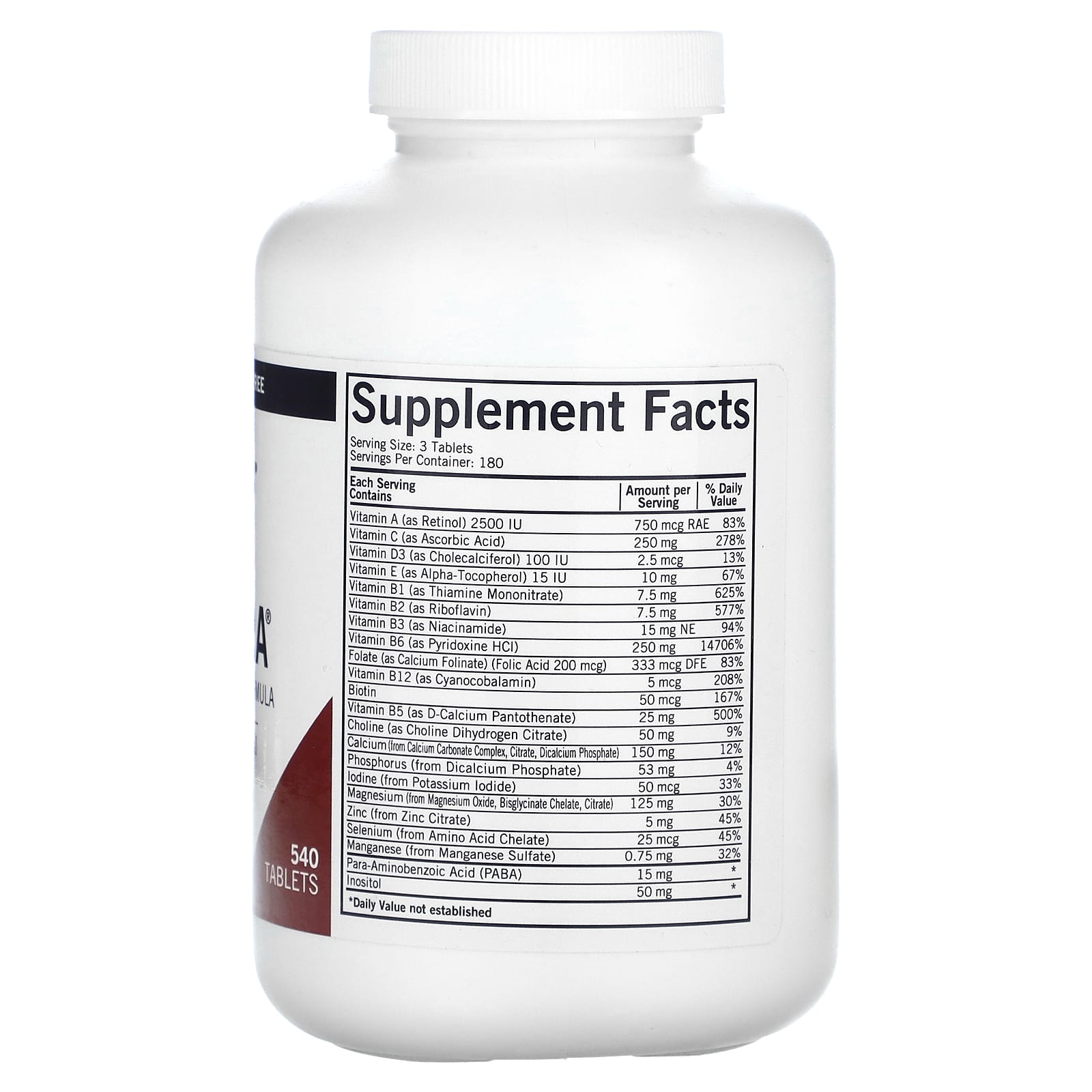 Kirkman Labs, Капсулы Super Nu-Thera, 540 капсул