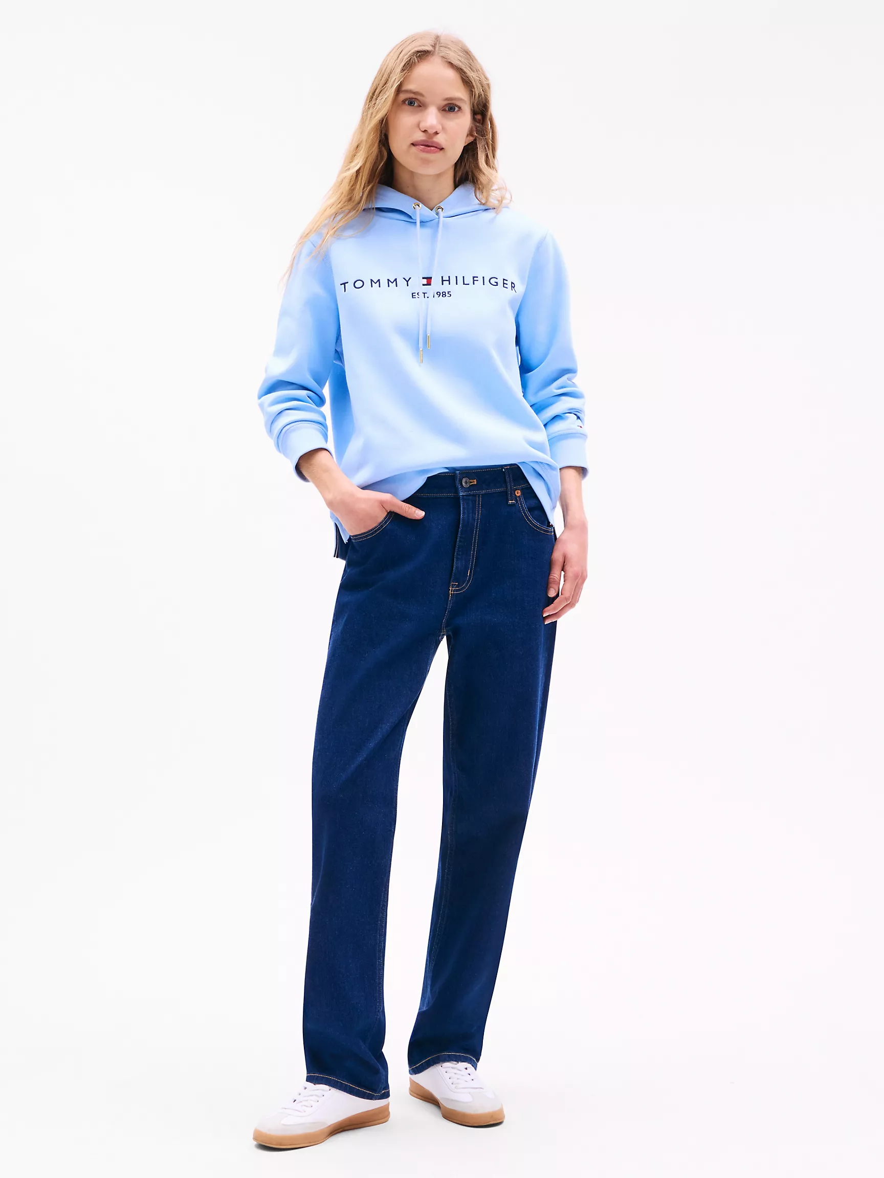 Женское худи Tommy Hilfiger, Худи с вышитым логотипом Tommy