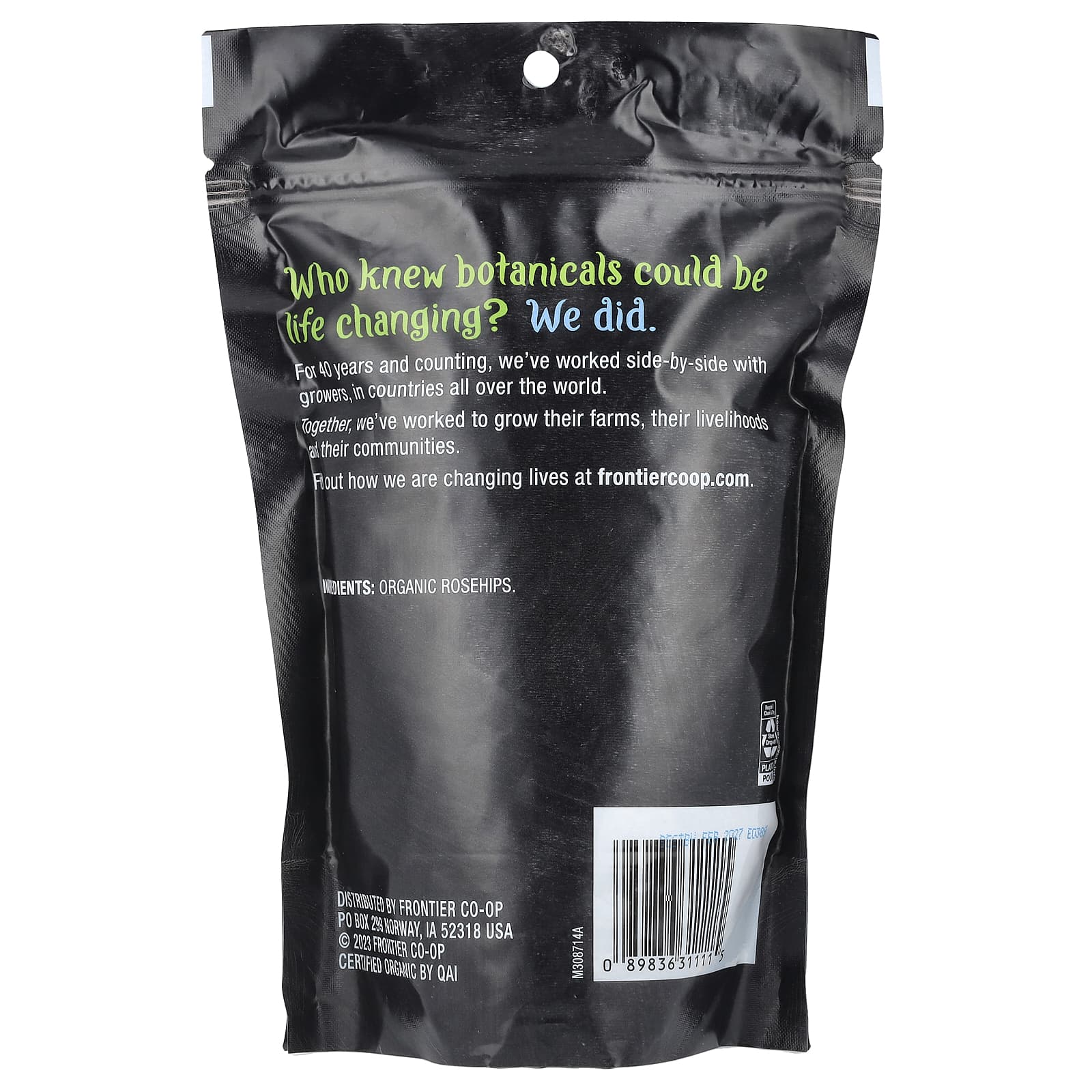 Frontier Co-op, Органический шиповник без косточек, 235 г (8,29 унции)
