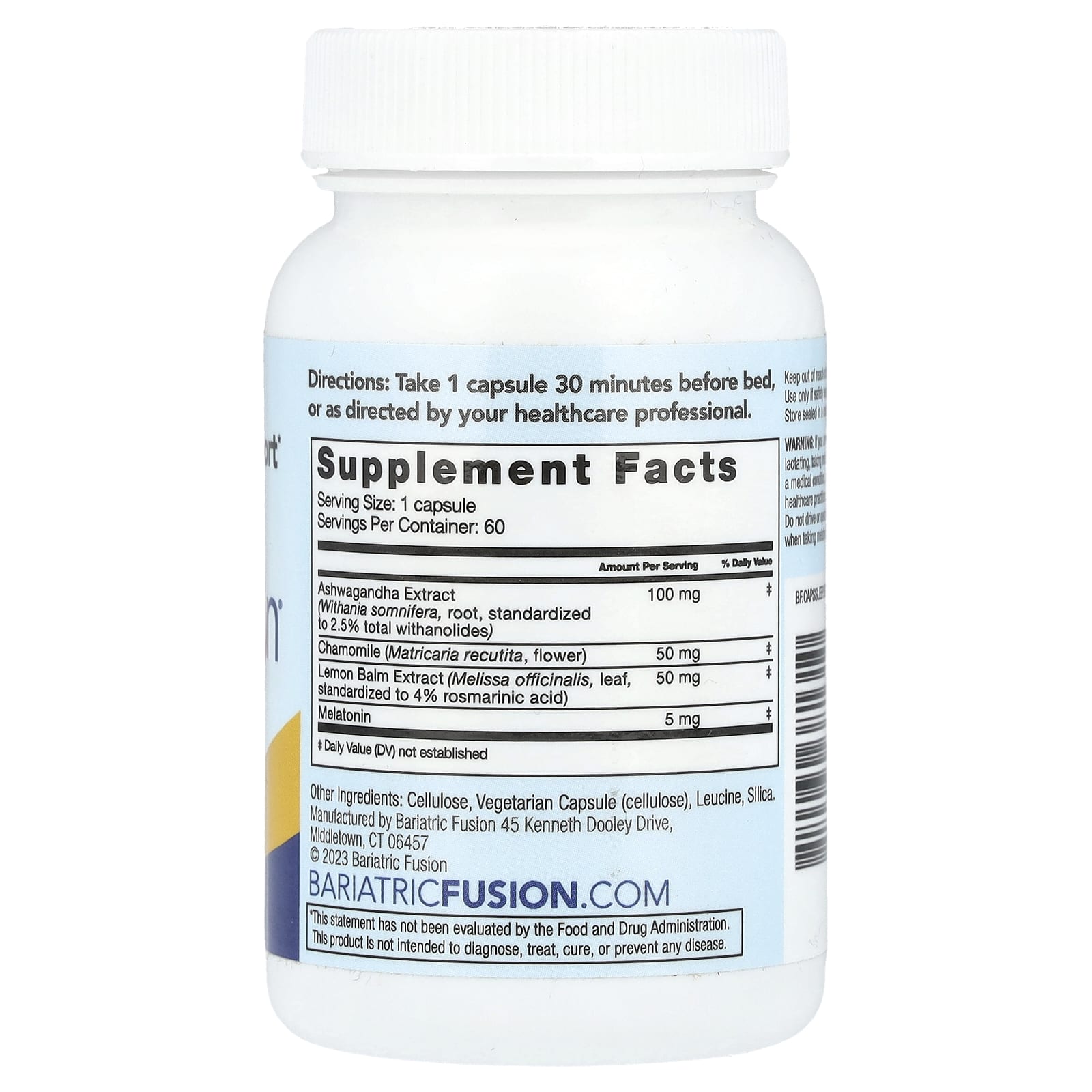 Bariatric Fusion, Поддержка сна`` 60 капсул