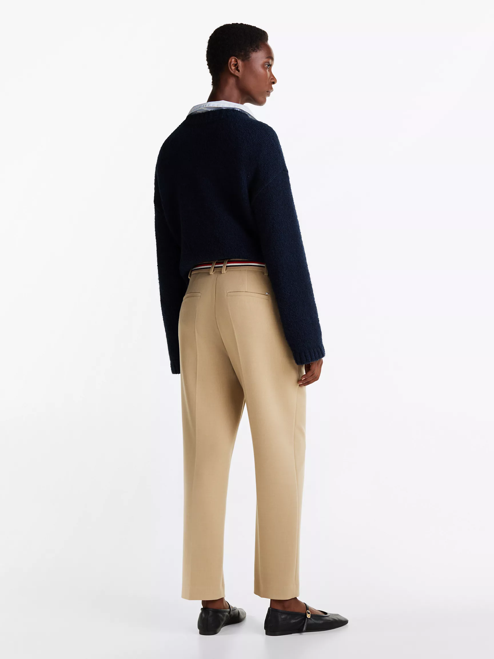 Женские брюки Tommy Hilfiger, Двуслойные приталенные брюки прямого кроя