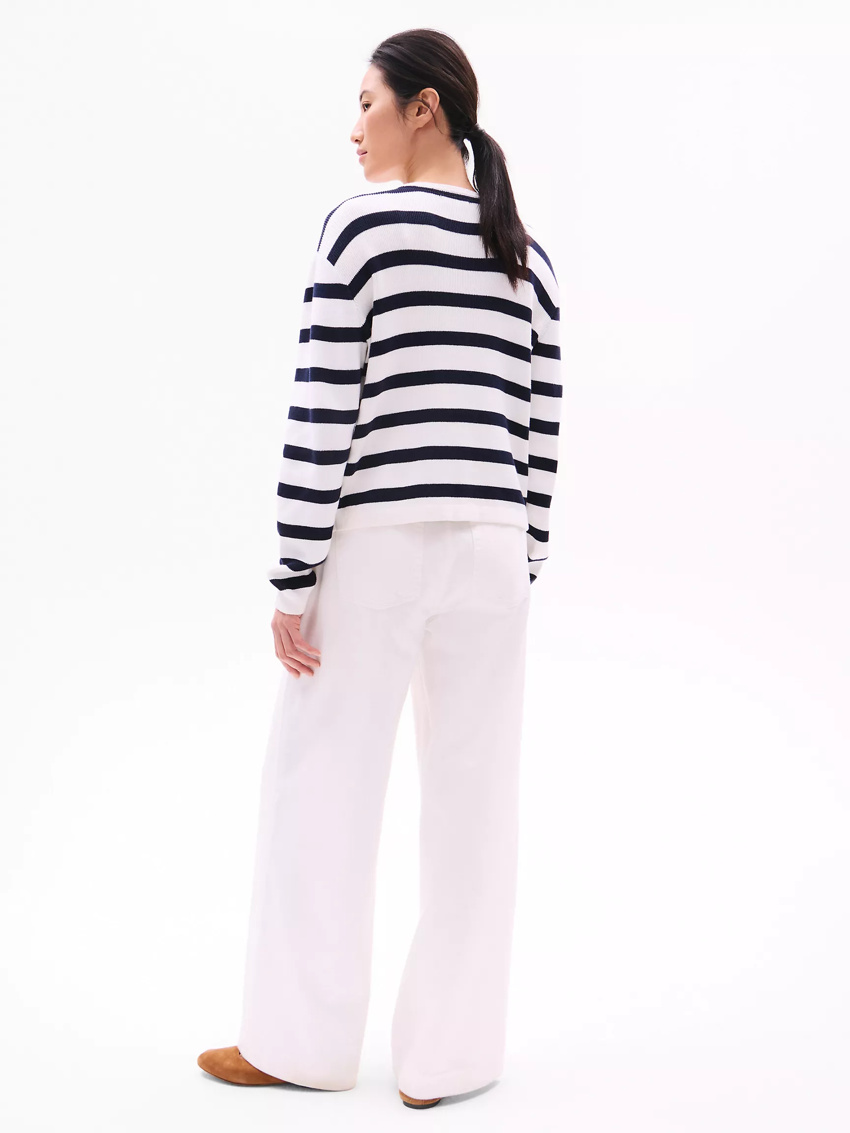 Женский свитер Tommy Hilfiger, Кардиган в полоску на пуговицах