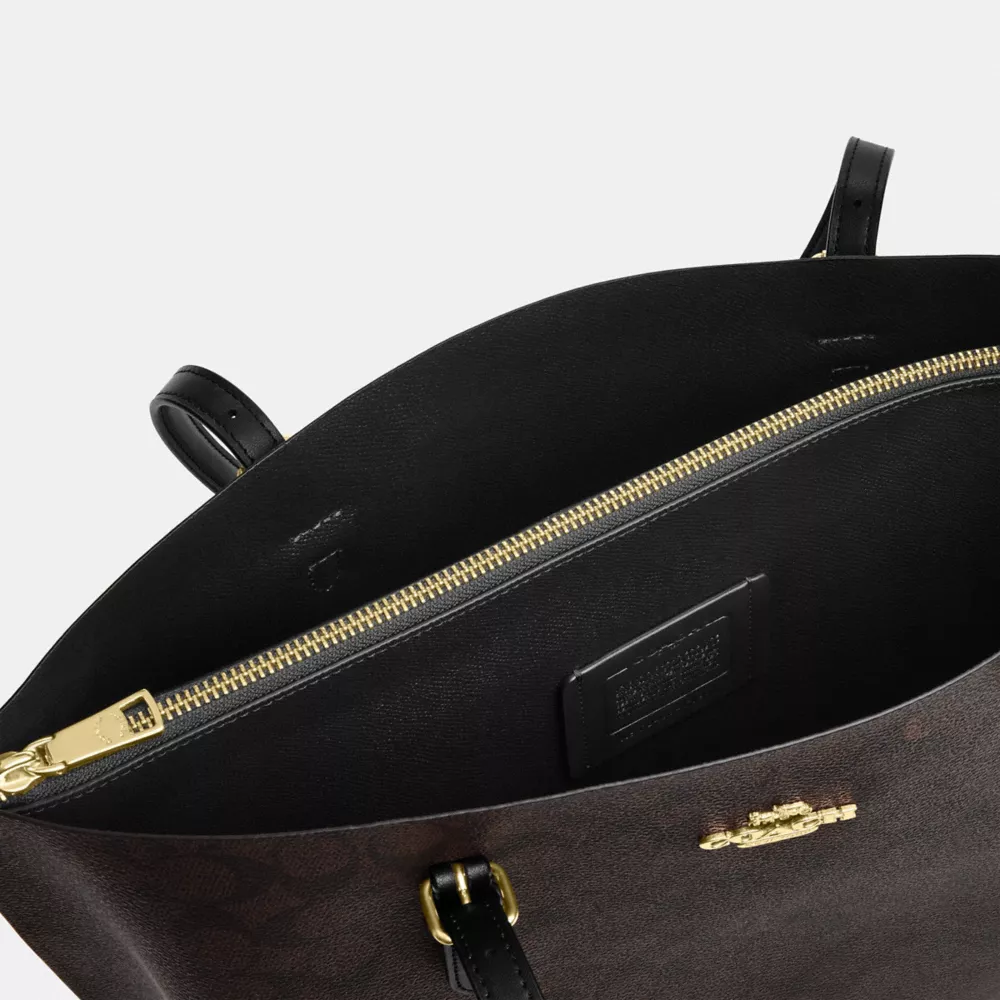 Сумка COACH Mollie Tote Bag In Signature Canvas