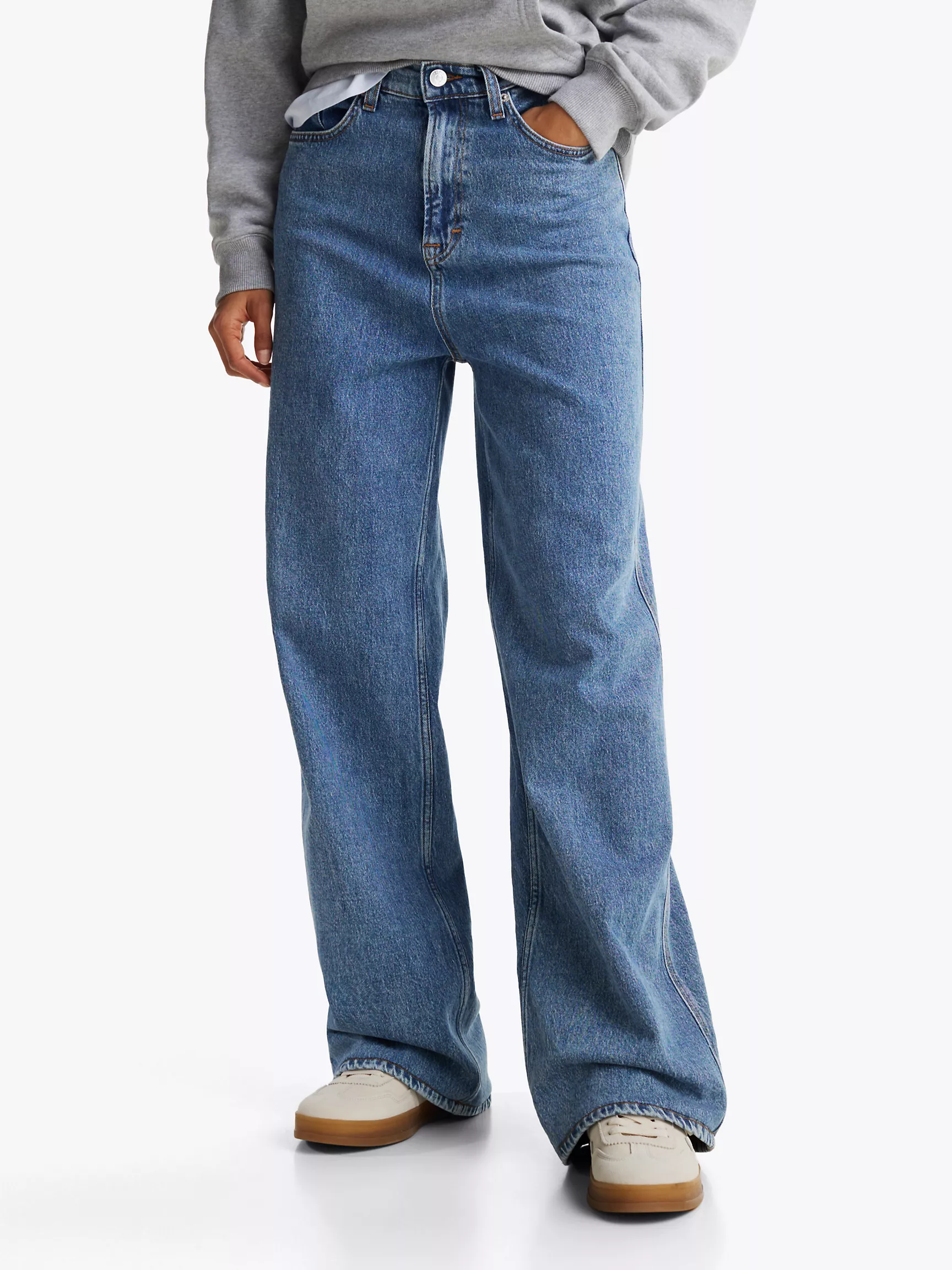 Женские джинсы Tommy Hilfiger, Джинсы с высокой посадкой и широкими штанинами