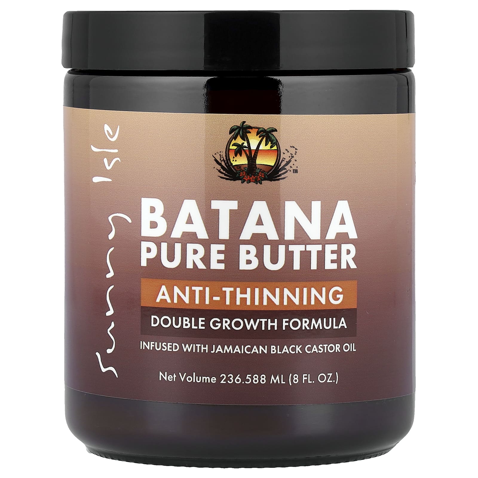 Sunny Isle, чистое масло батана, против истончения волос, 236,58 мл (8 жидк. унций)