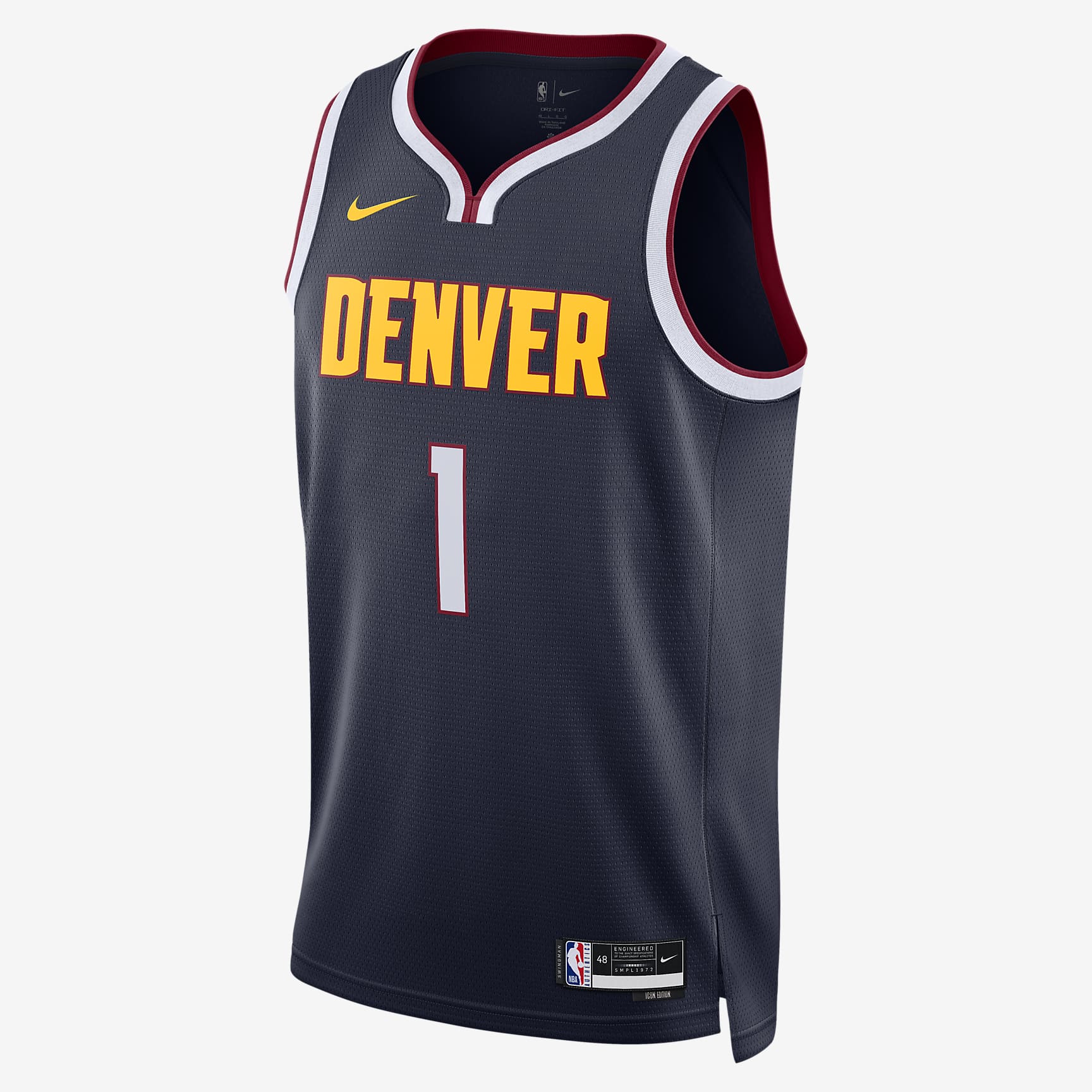 Denver Nuggets Icon Edition 2022/23 Men's Nike Dri-FIT NBA Swingman Jersey